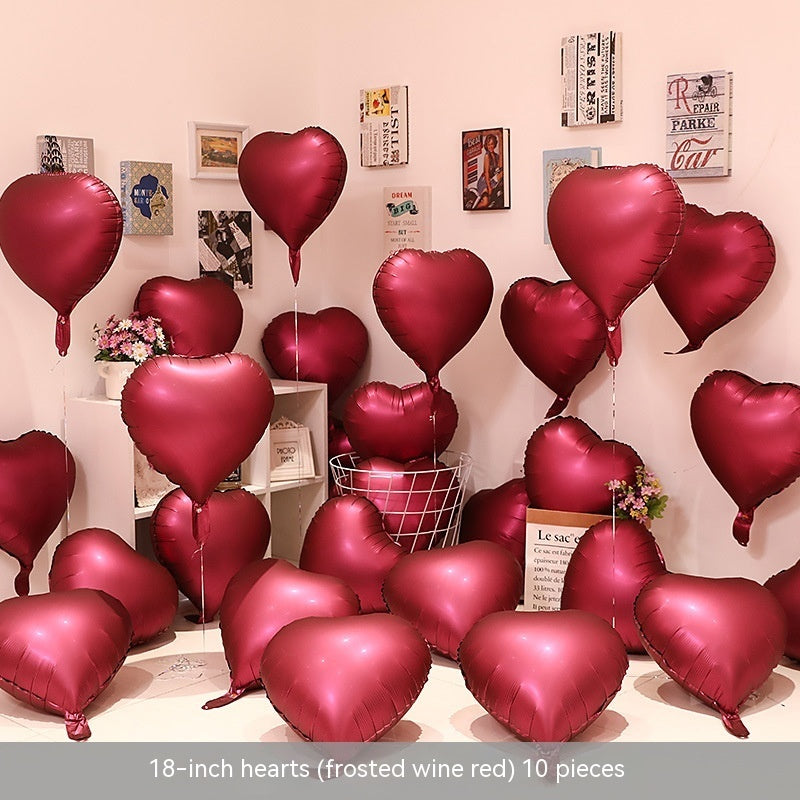Heart-shaped Aluminum Balloon