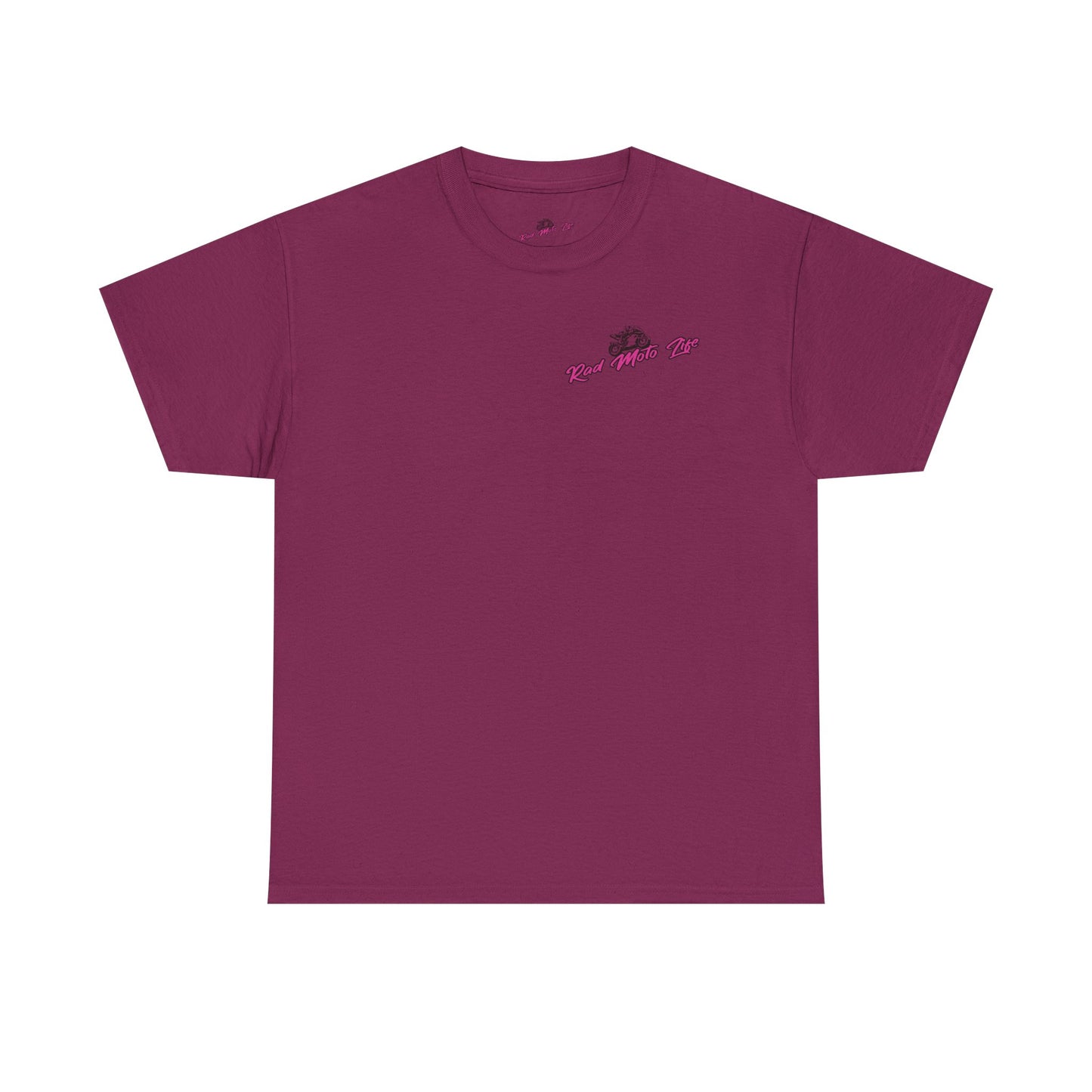 Positive Vibes Only, Rad Moto Life, Heavy Cotton T-Shirt