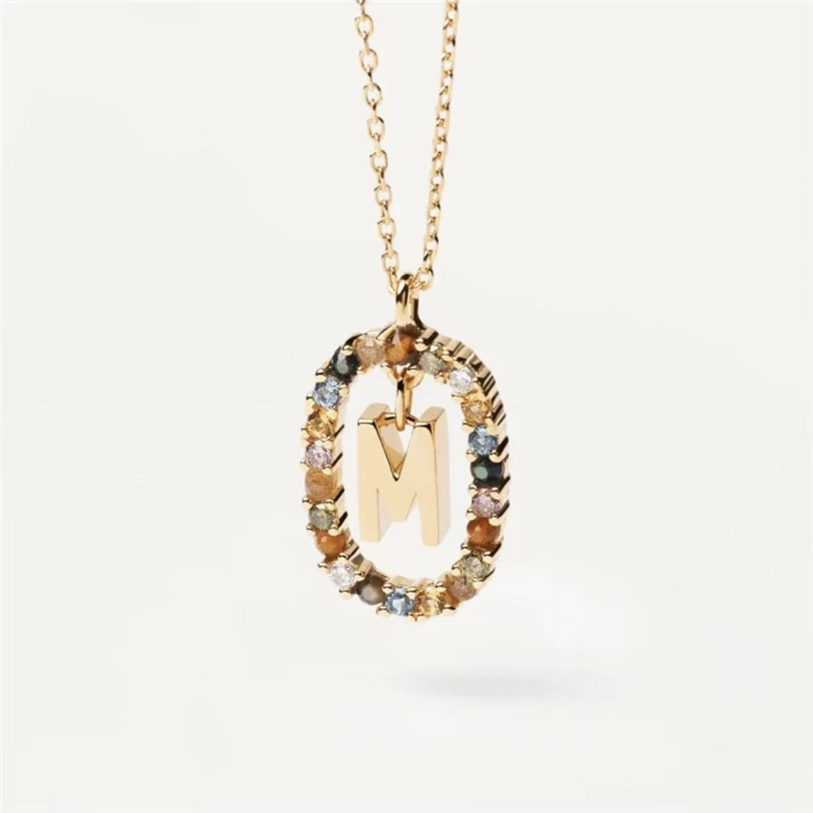Stylish Zircon Alphabet Clavicle Chain