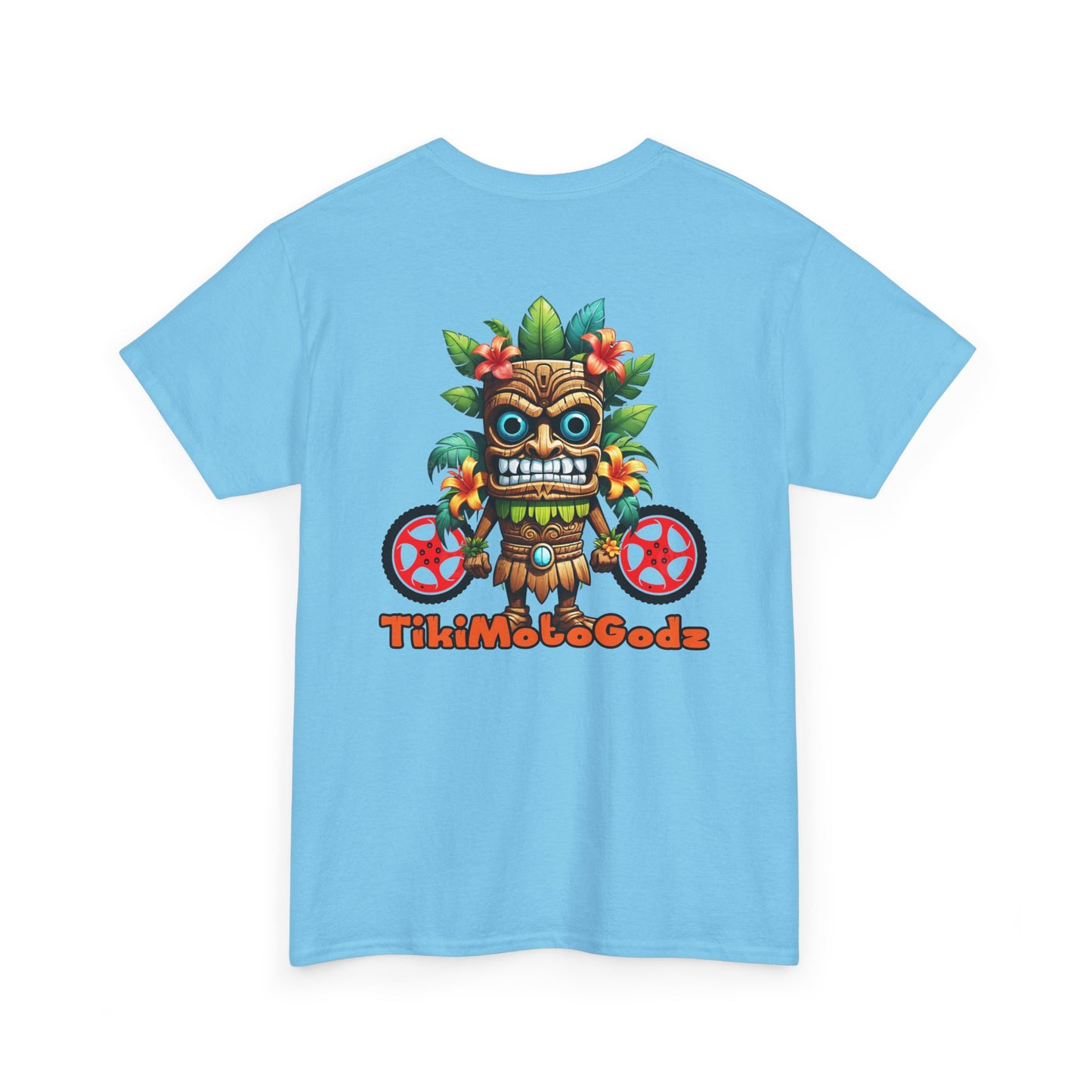 Tiki Moto Godz. Heavy Cotton T-Shirt