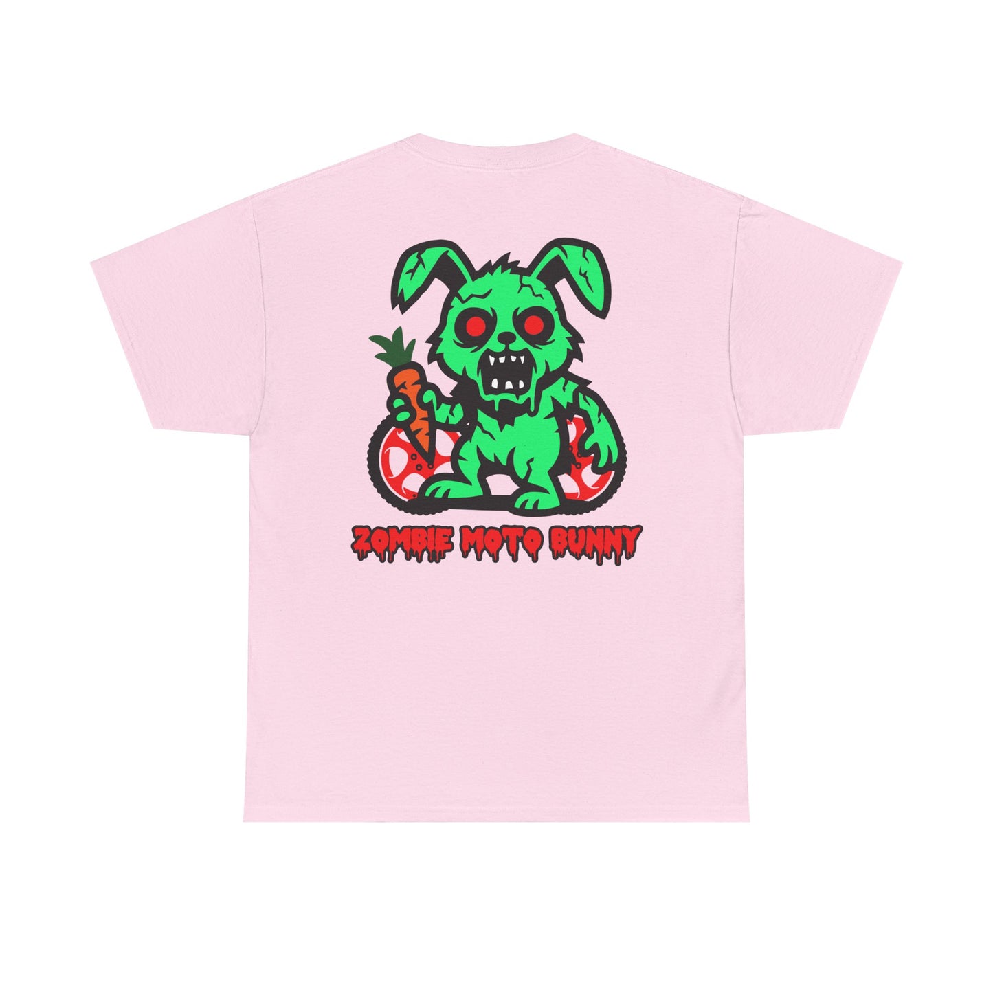 Zombie Moto Bunny, Rad Moto Bunny, Heavy Cotton T-Shirt
