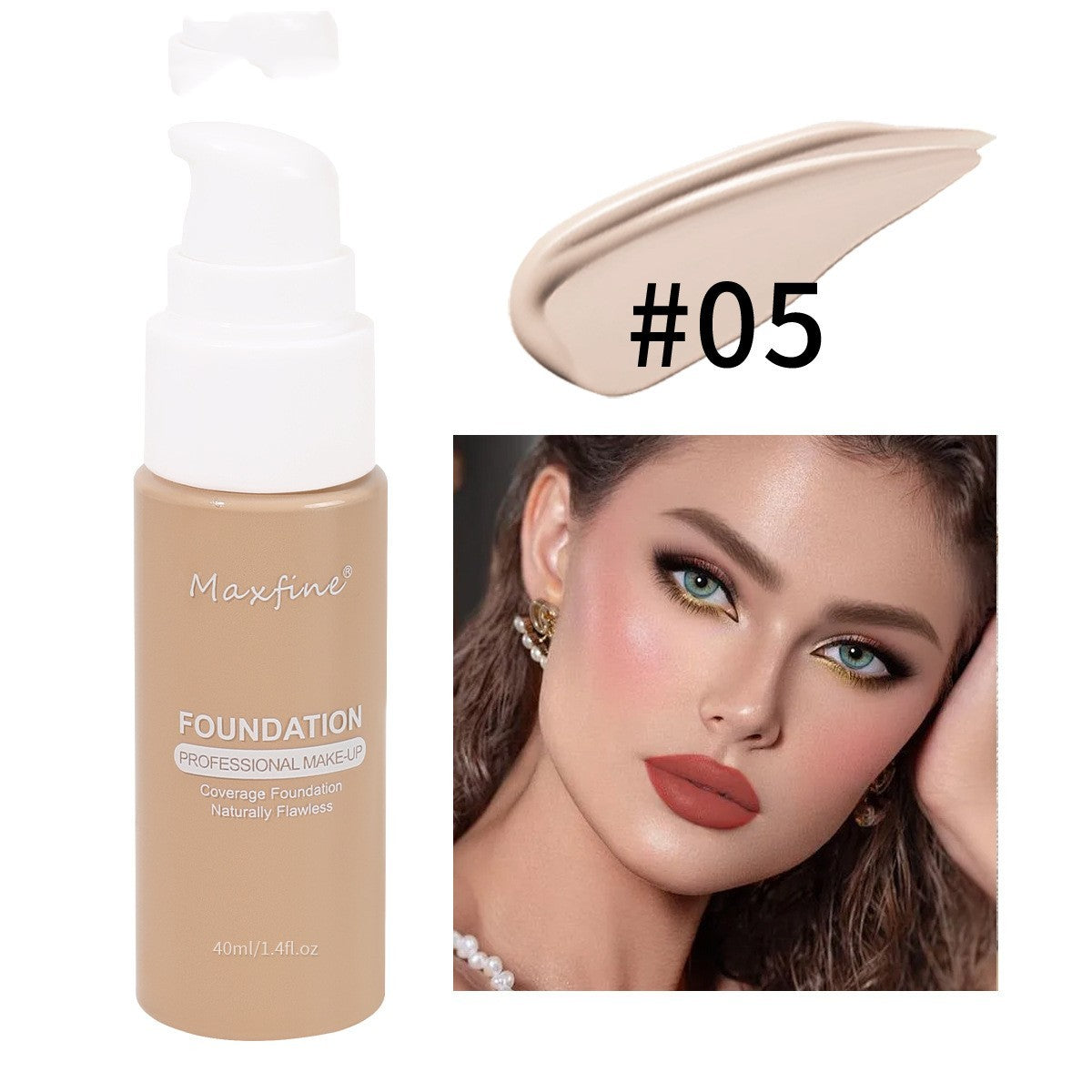 12 Color Waterproof Liquid Foundation