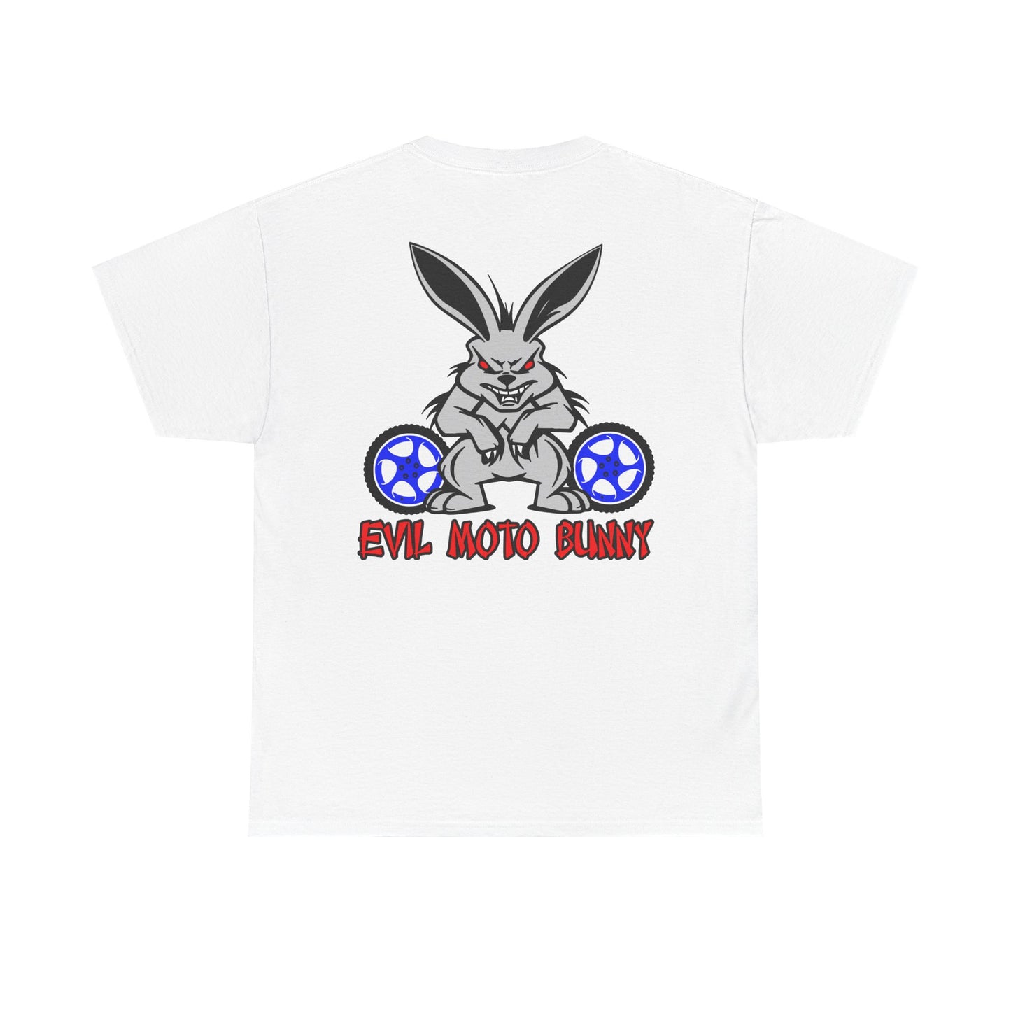 Evil Moto Bunny, Rad Moto Bunny, Heavy Cotton T-Shirt
