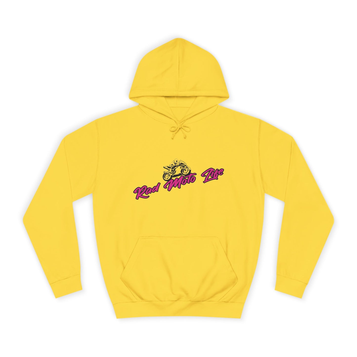 Break Rules, Rad Moto Life Unisex Hoodie - Biker Style Sweatshirt for Motorcycle Enthusiasts