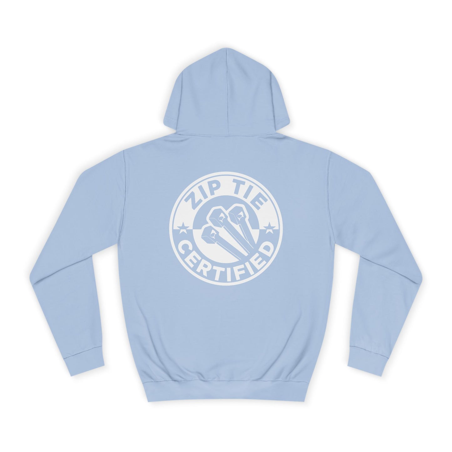 Zip Tie Certified, Rad Moto Bunny, Unisex Hoodie - Biker Style Sweatshirt for Motorcycle Enthusiasts