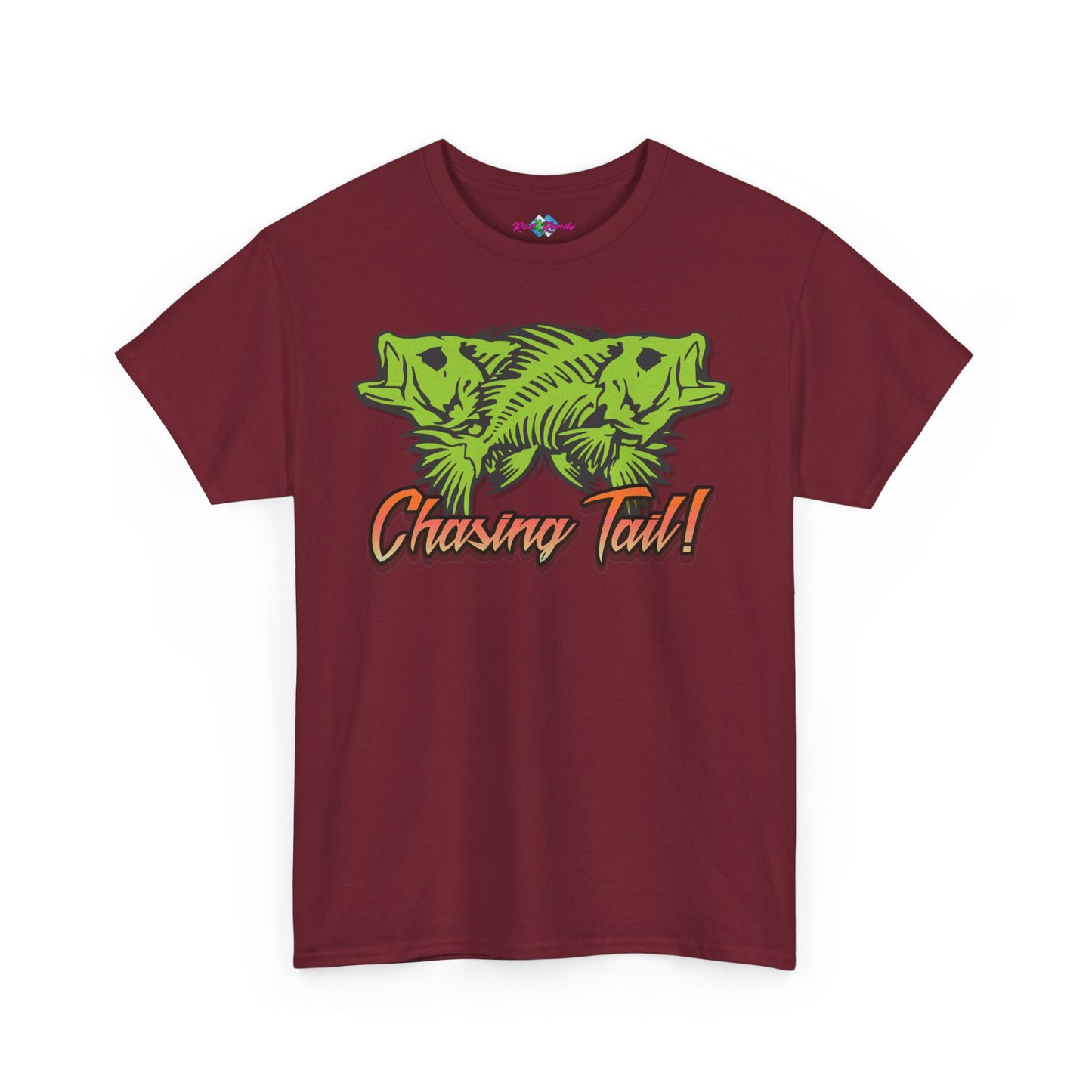 Chasing Tail. Heavy Cotton T-Shirt