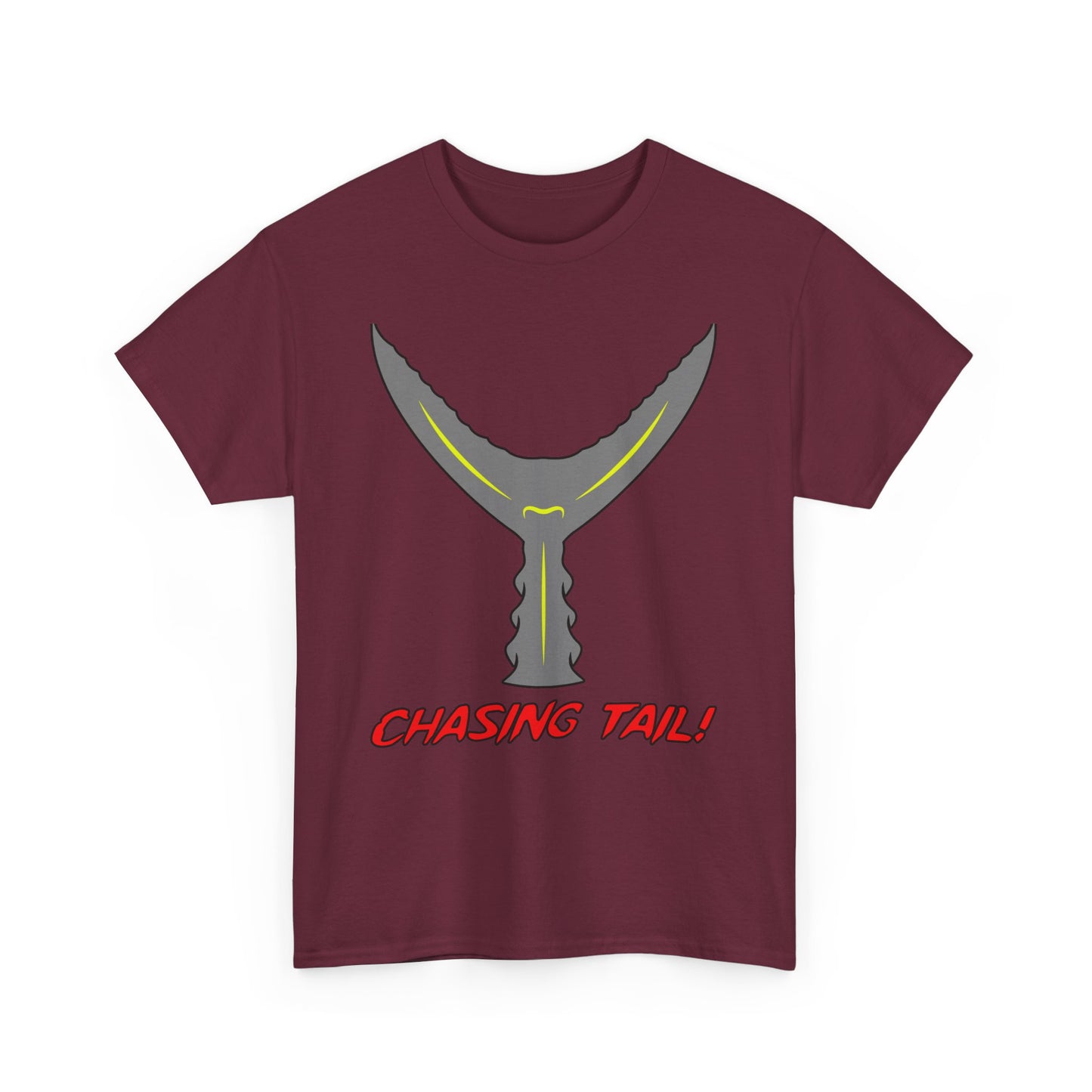 Chasing Tail. Heavy Cotton T-Shirt