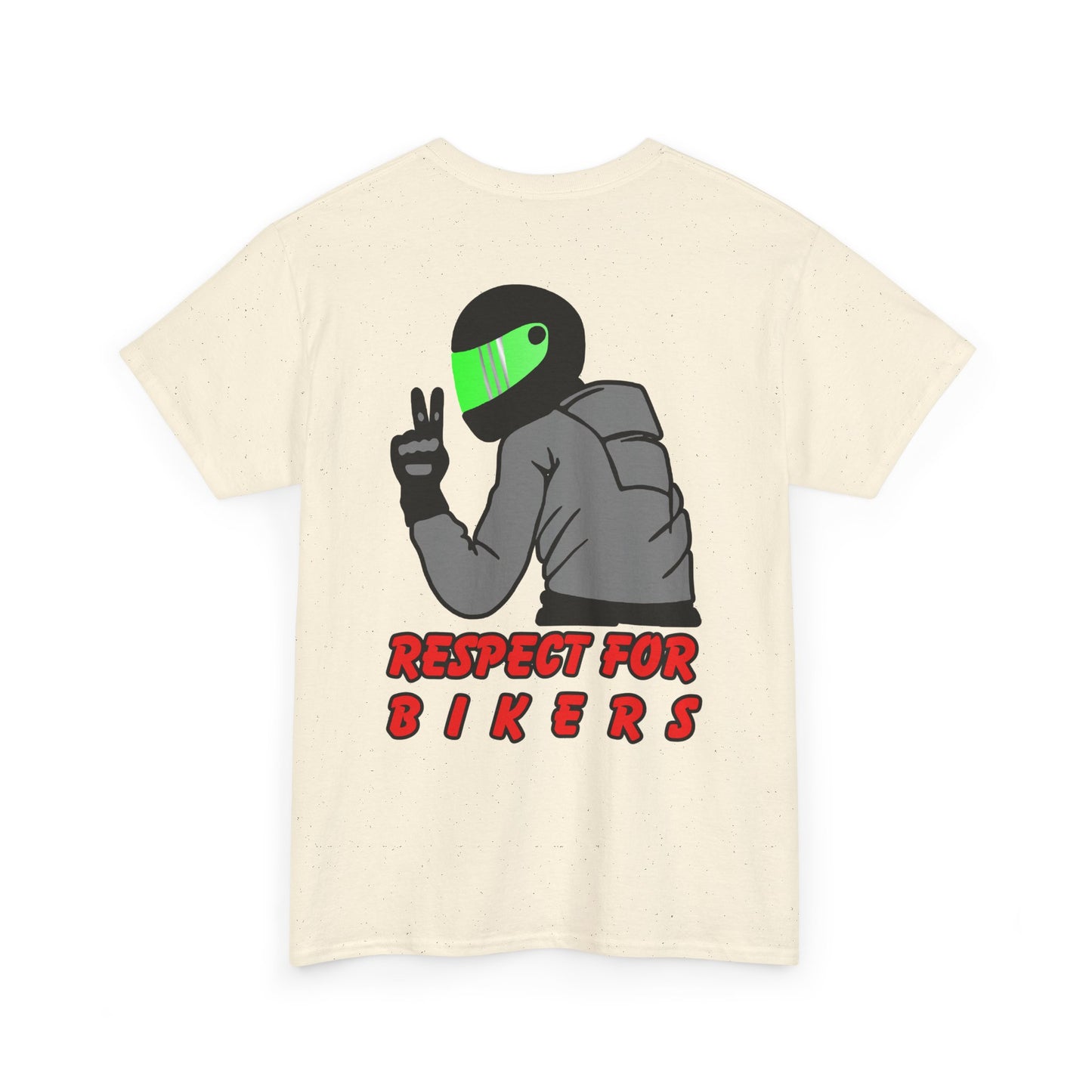 Respect for Bikers, Rad Moto Bunny, Heavy Cotton T-Shirt