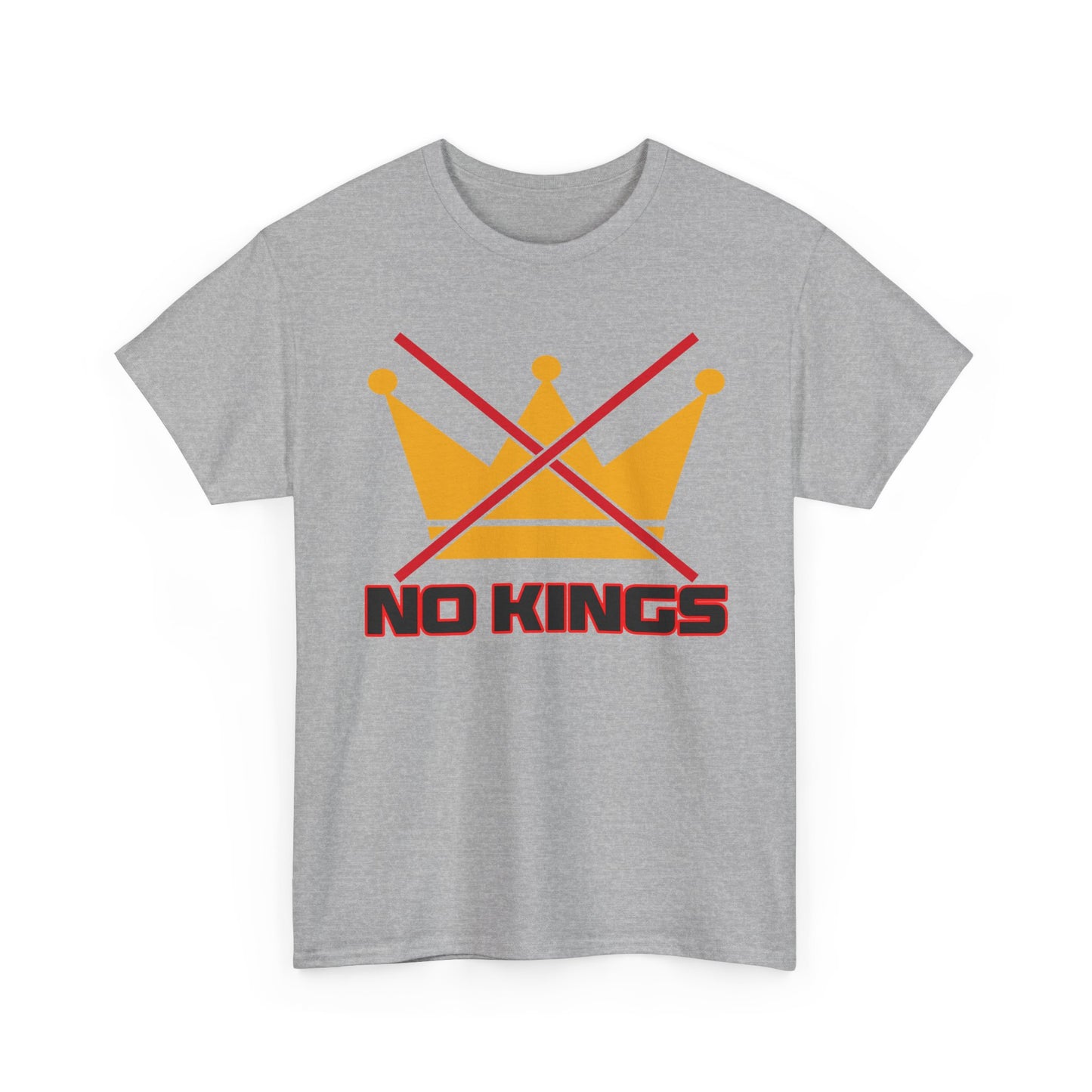 No Kings Unisex Tee - Graphic Printed T-Shirt