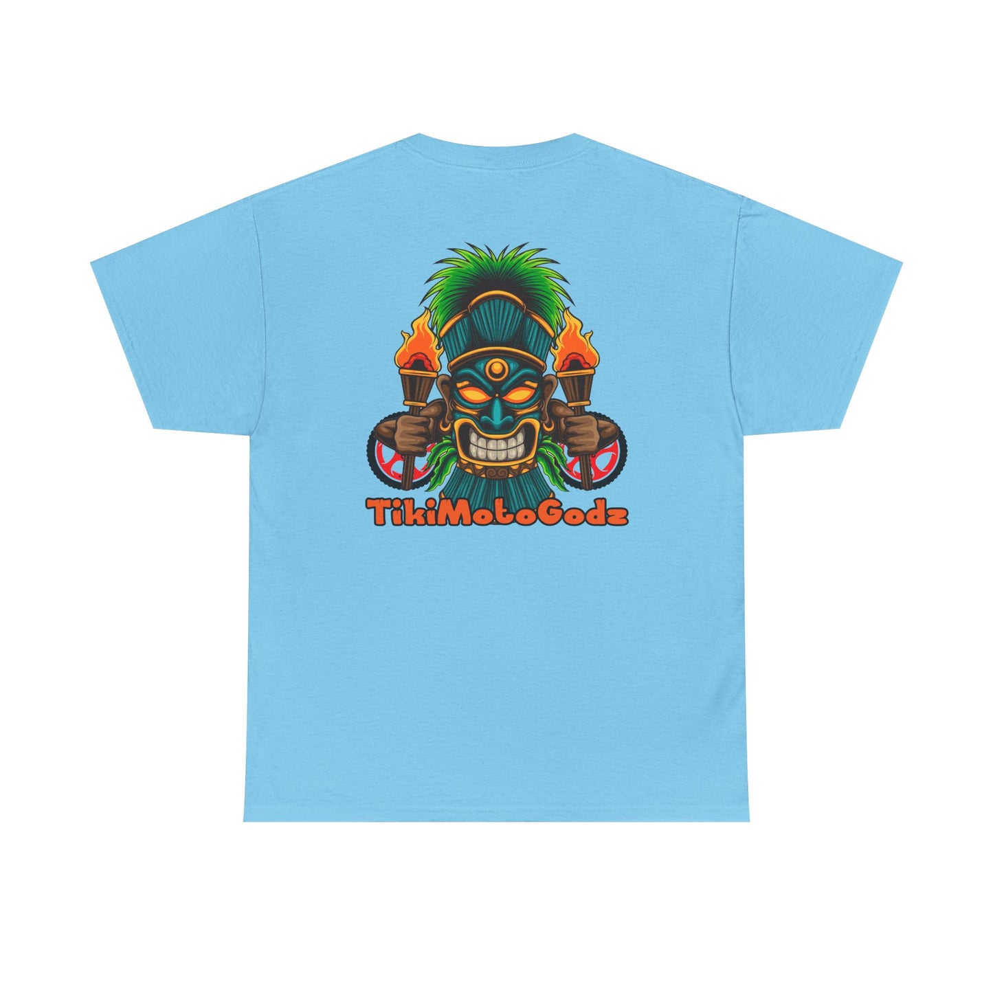 Tiki Moto Godz. Heavy Cotton T-Shirt