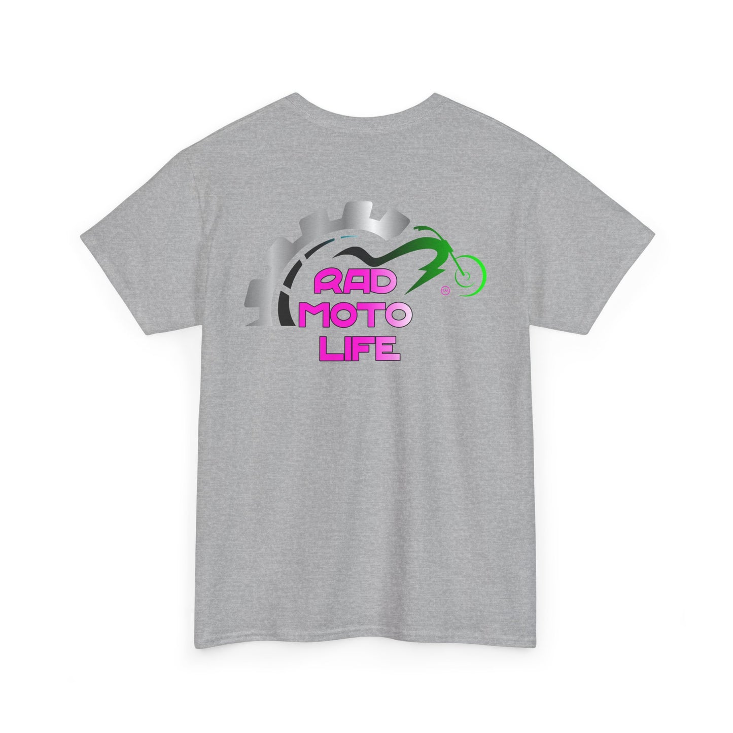 Geared, Rad Moto Life, Heavy Cotton T-Shirt