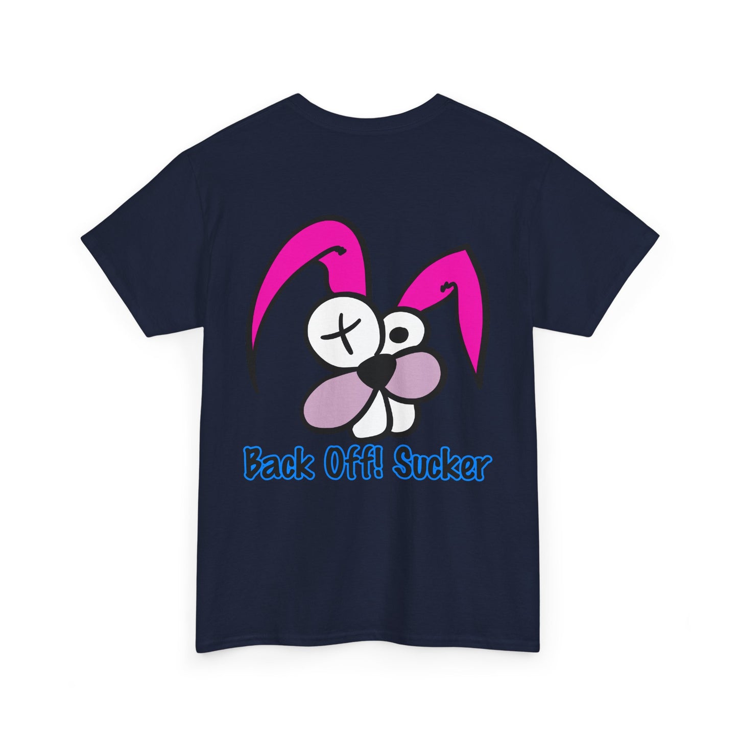 Back Off Sucker Bunny, Rad Moto Bunny, Heavy Cotton T-Shirt