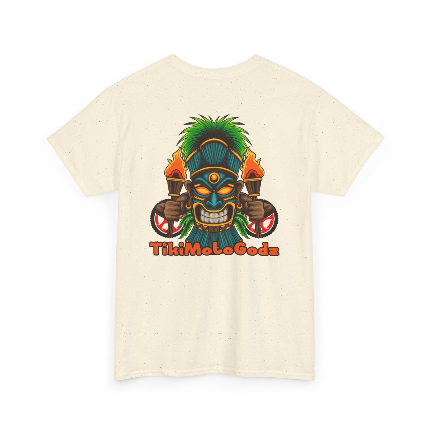Tiki Moto Godz. Heavy Cotton T-Shirt