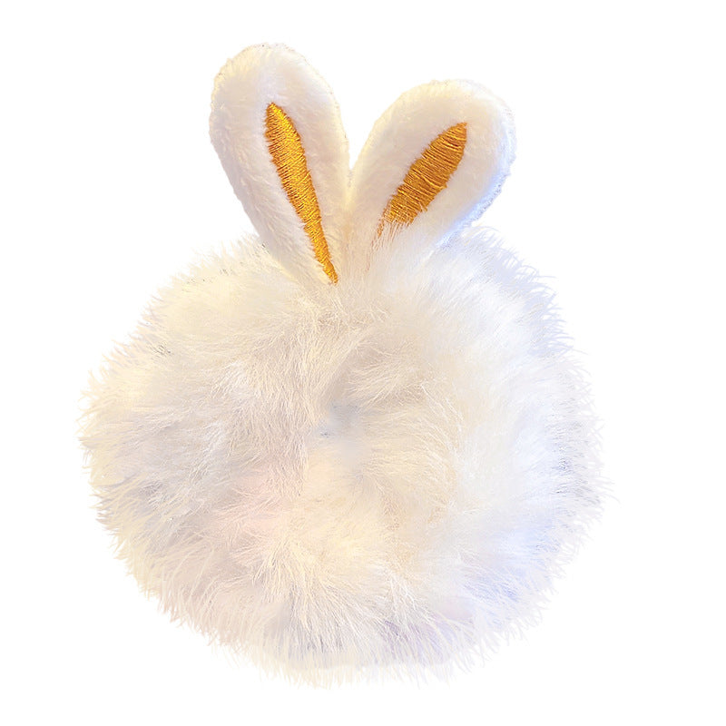 Plush Bunny Ear Hair Tie
