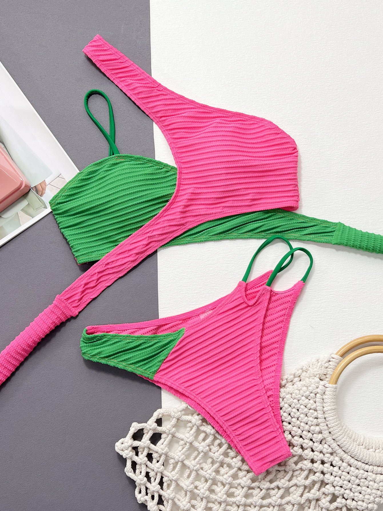 Color Split Swimwear