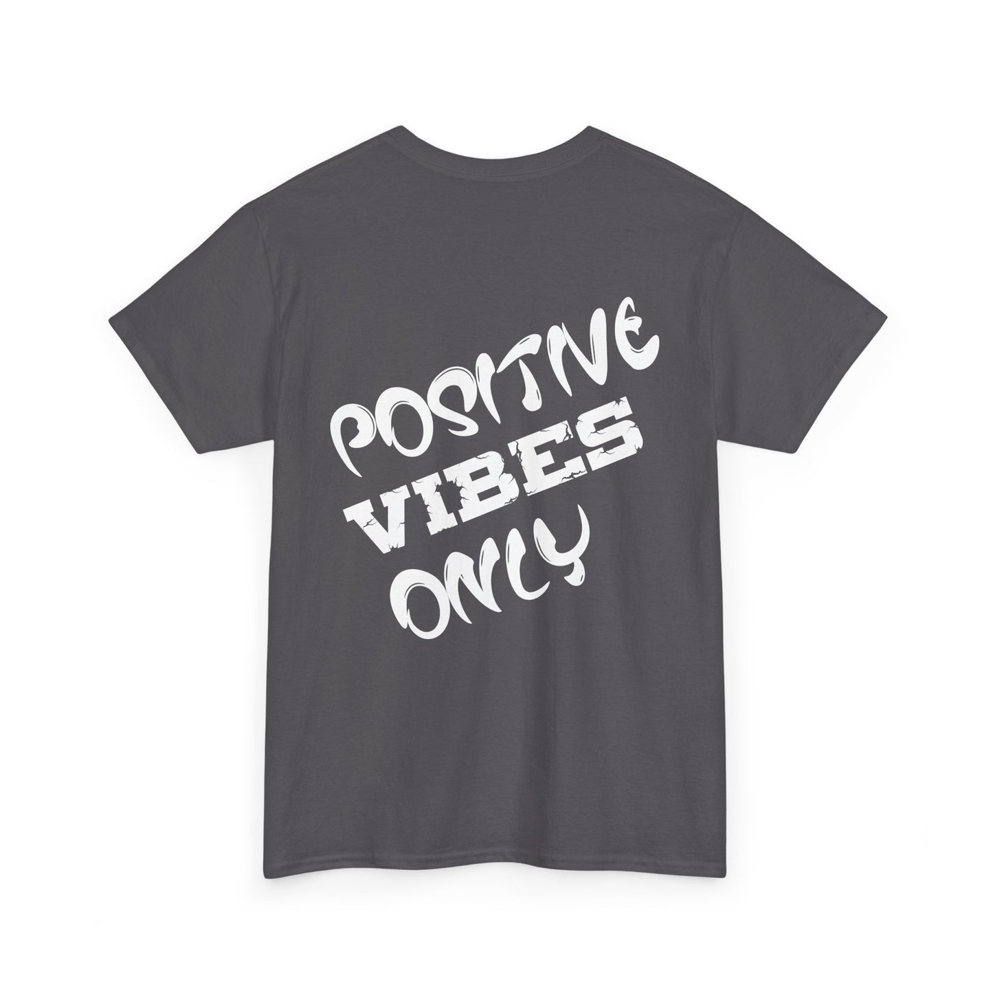 Positive Vibes Only, Rad Moto Life, Heavy Cotton T-Shirt