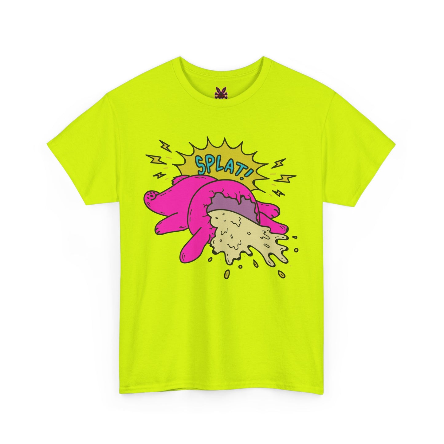 Splat Bunny, Rad Moto Bunny, Heavy Cotton T-Shirt