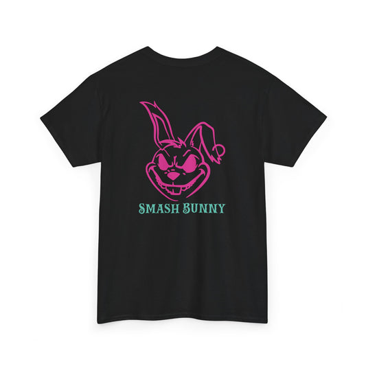 Smash Bunny, Rad Moto Bunny, Heavy Cotton T-Shirt