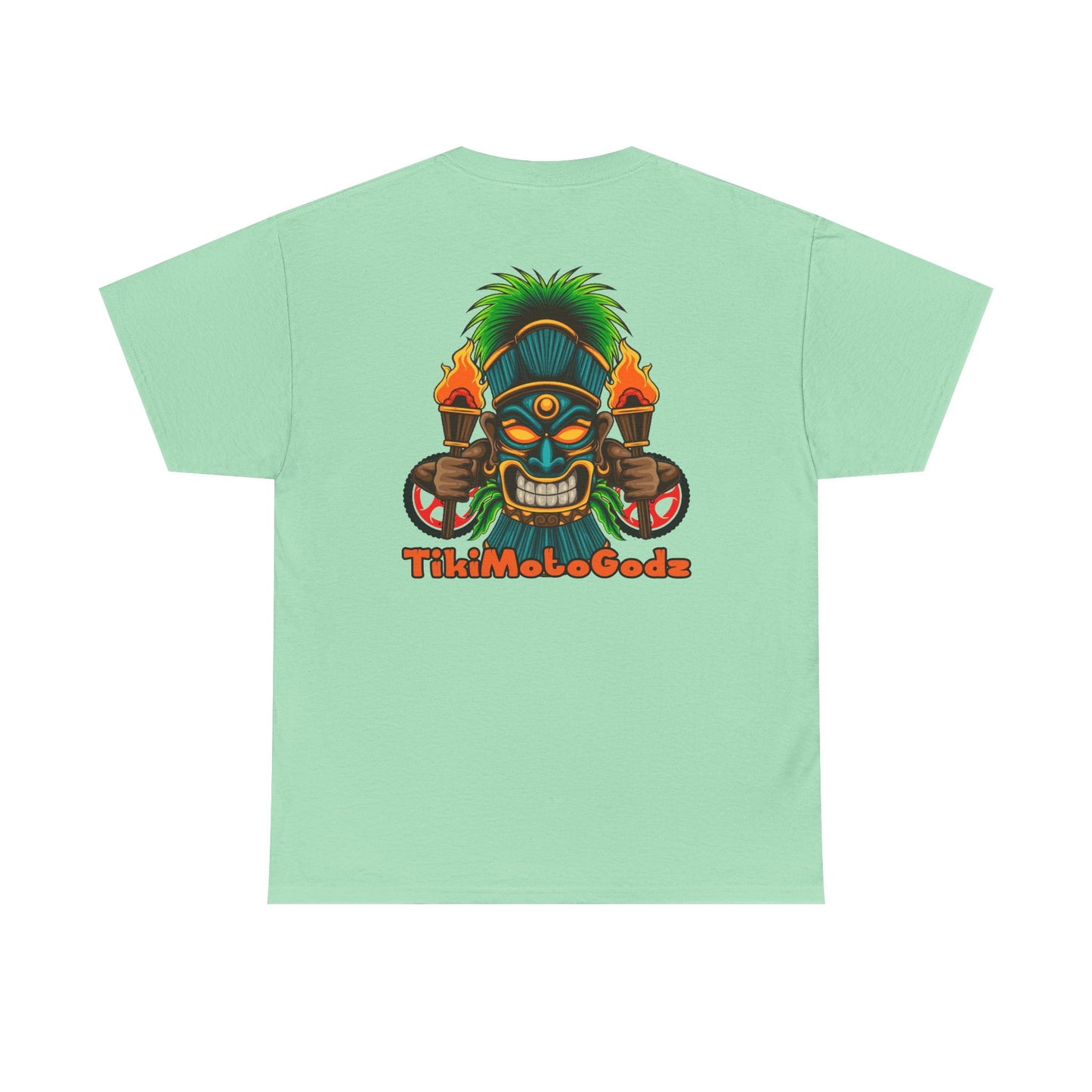 Tiki Moto Godz. Heavy Cotton T-Shirt
