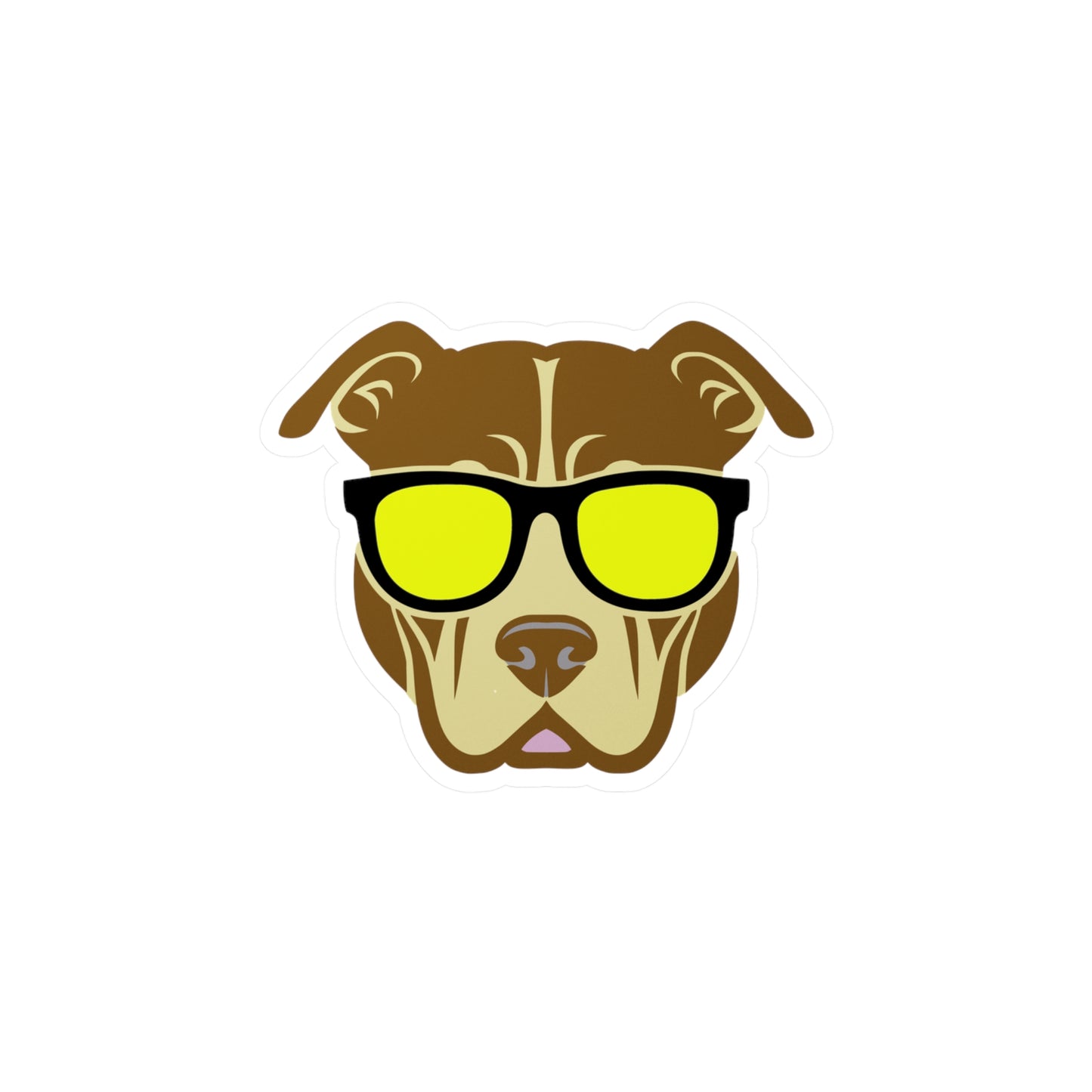 Kewl Dog. Kiss-Cut Vinyl Sticker
