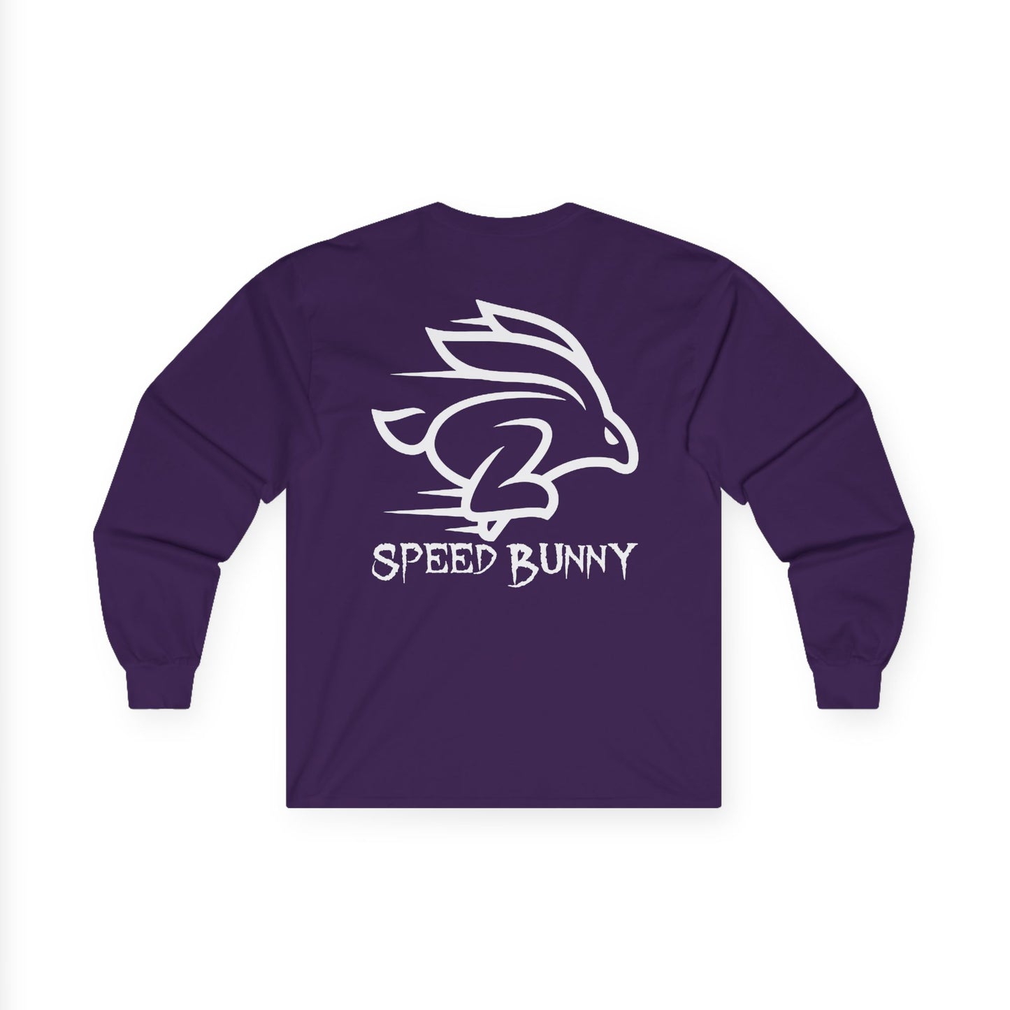Speed Bunny, Rad Moto Bunny, Unisex Long Sleeve Tee - Bold Graphic T-Shirt for Motorcycle Enthusiasts