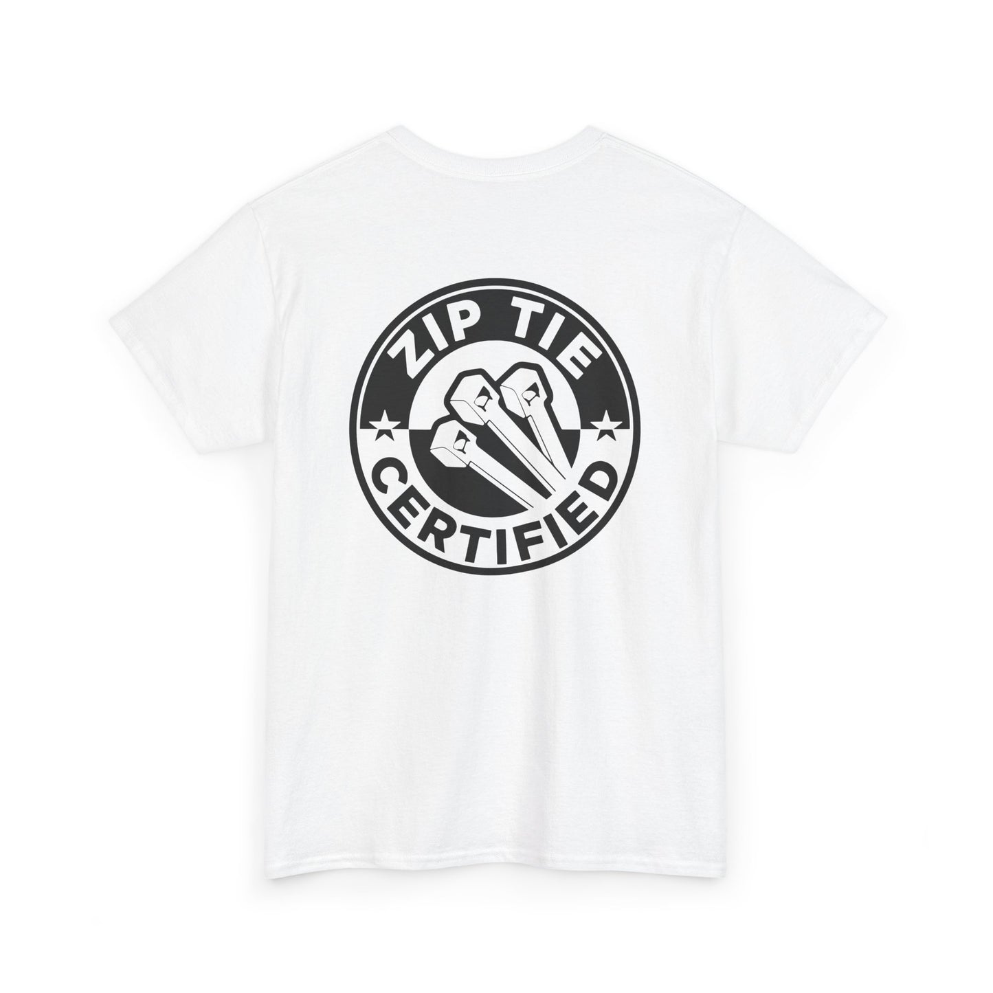 Zip Tie Certified, Rad Moto Bunny, Heavy Cotton T-Shirt