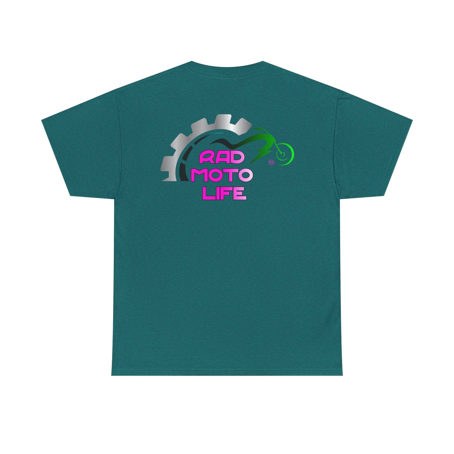 Geared, Rad Moto Life, Heavy Cotton T-Shirt