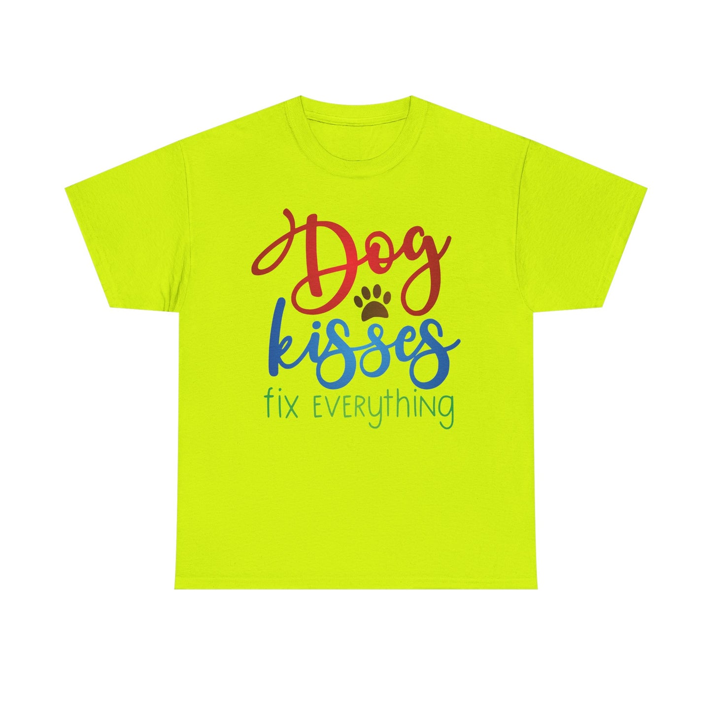 Dog Kisses. Heavy Cotton T-Shirt