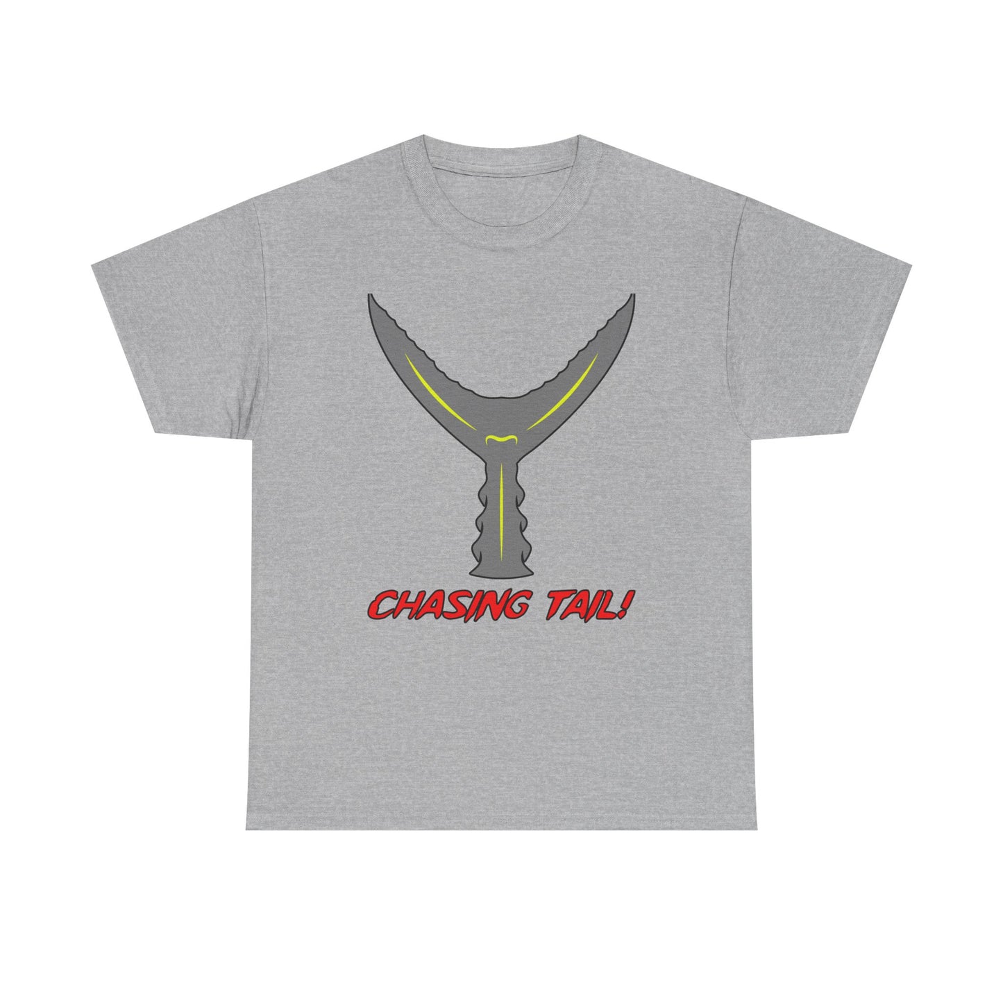 Chasing Tail. Heavy Cotton T-Shirt