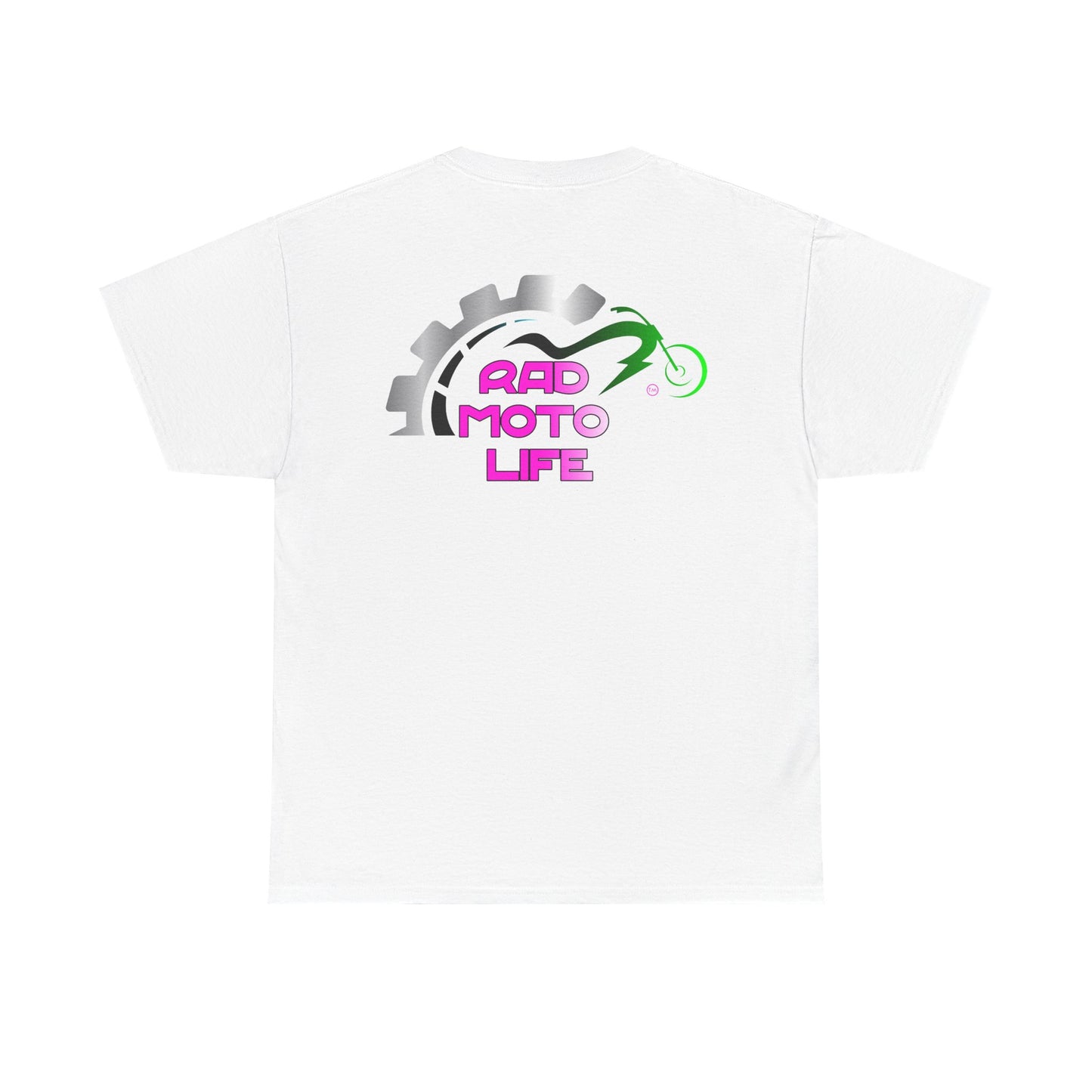 Geared, Rad Moto Life, Heavy Cotton T-Shirt