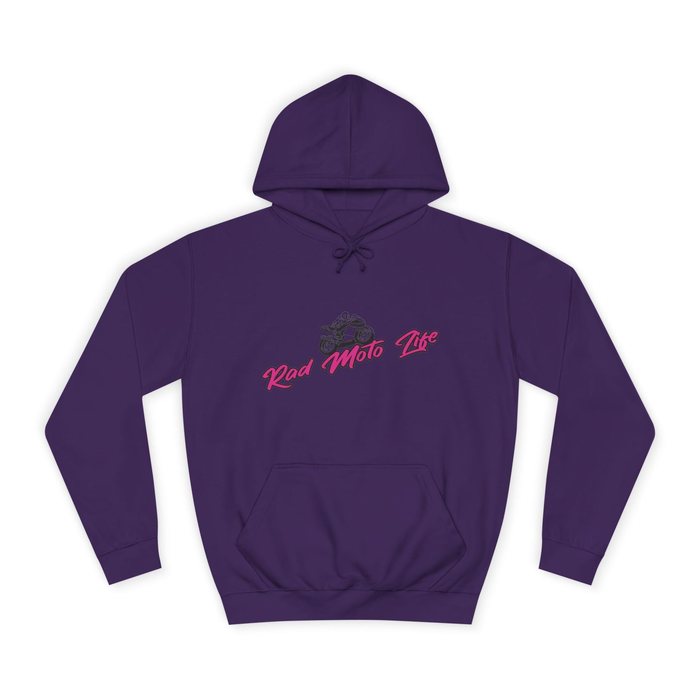 Life Behind Bars, Rad Moto Life Unisex Hoodie - Biker Style Sweatshirt for Motorcycle Enthusiasts