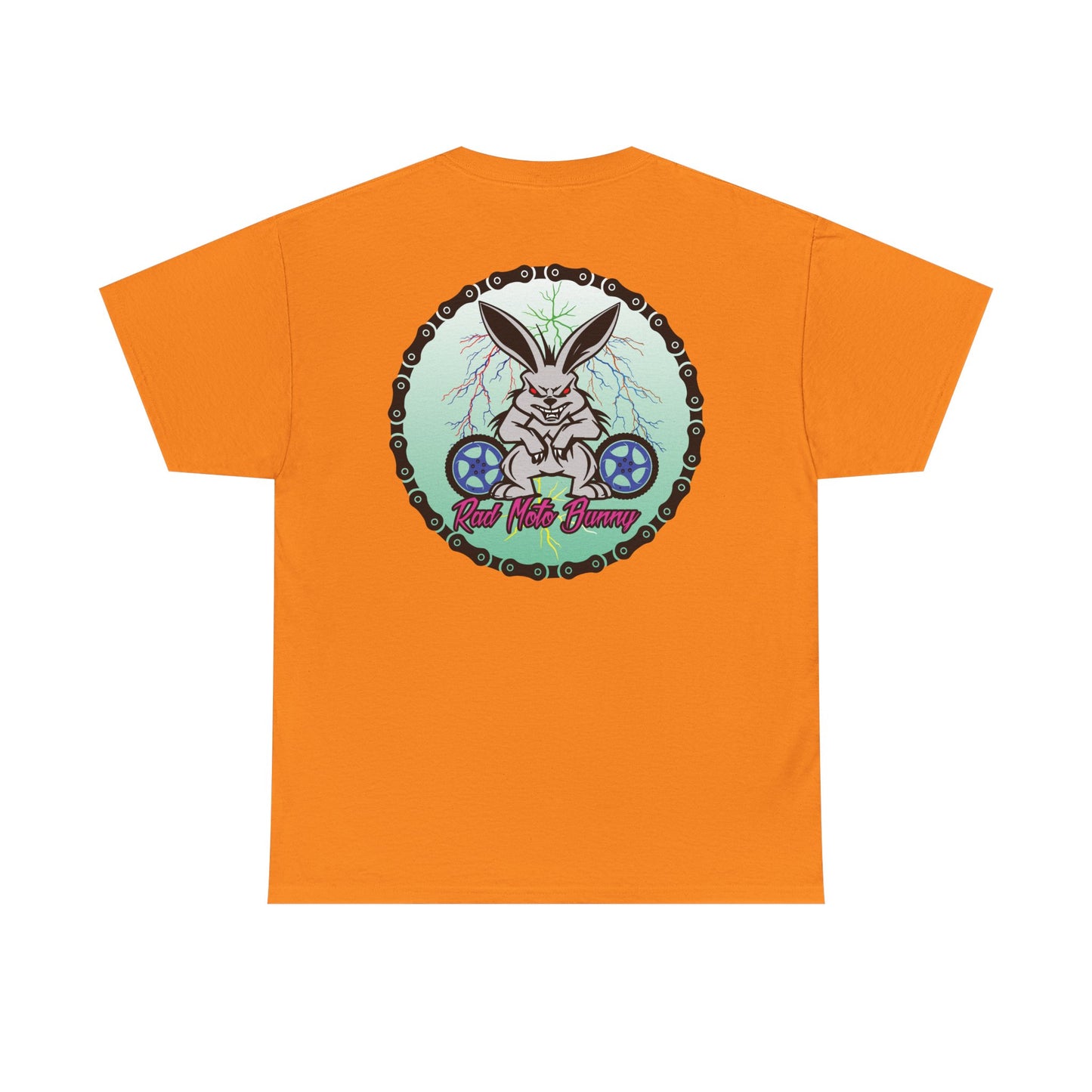 Rad Moto Bunny Lightning, Heavy Cotton T-Shirt