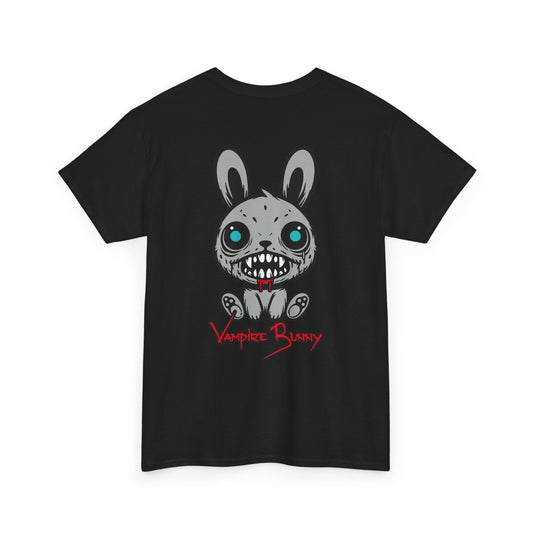 Vampire Bunny, Rad Moto Bunny, Heavy Cotton T-Shirt