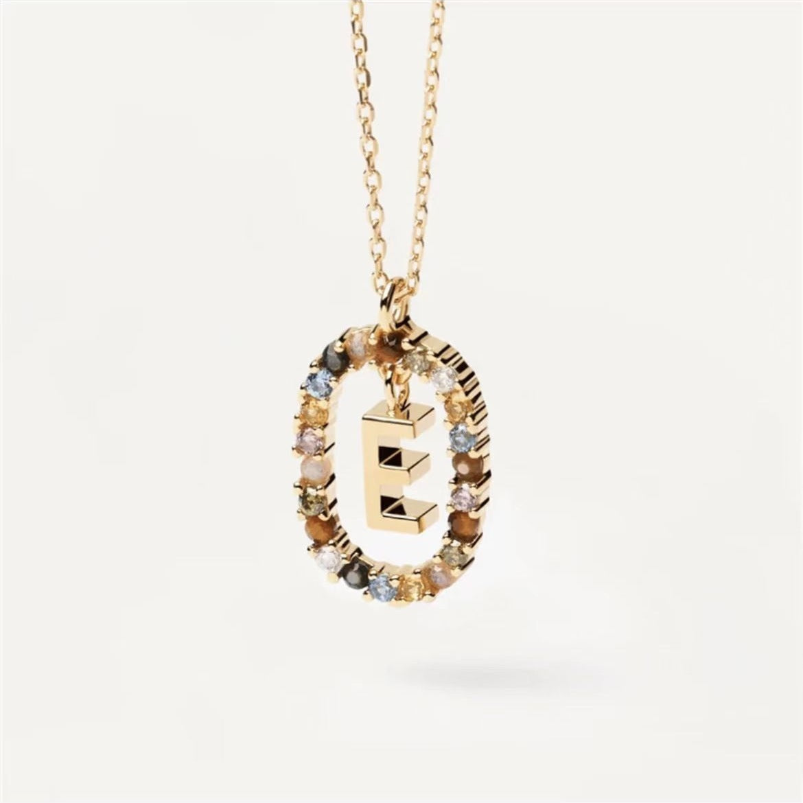 Stylish Zircon Alphabet Clavicle Chain