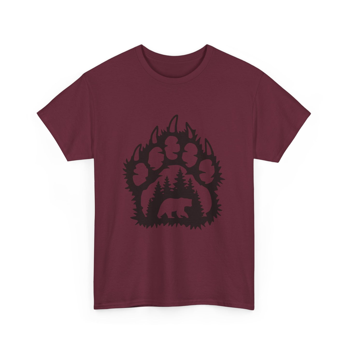 Bear Paw. Heavy Cotton T-Shirt