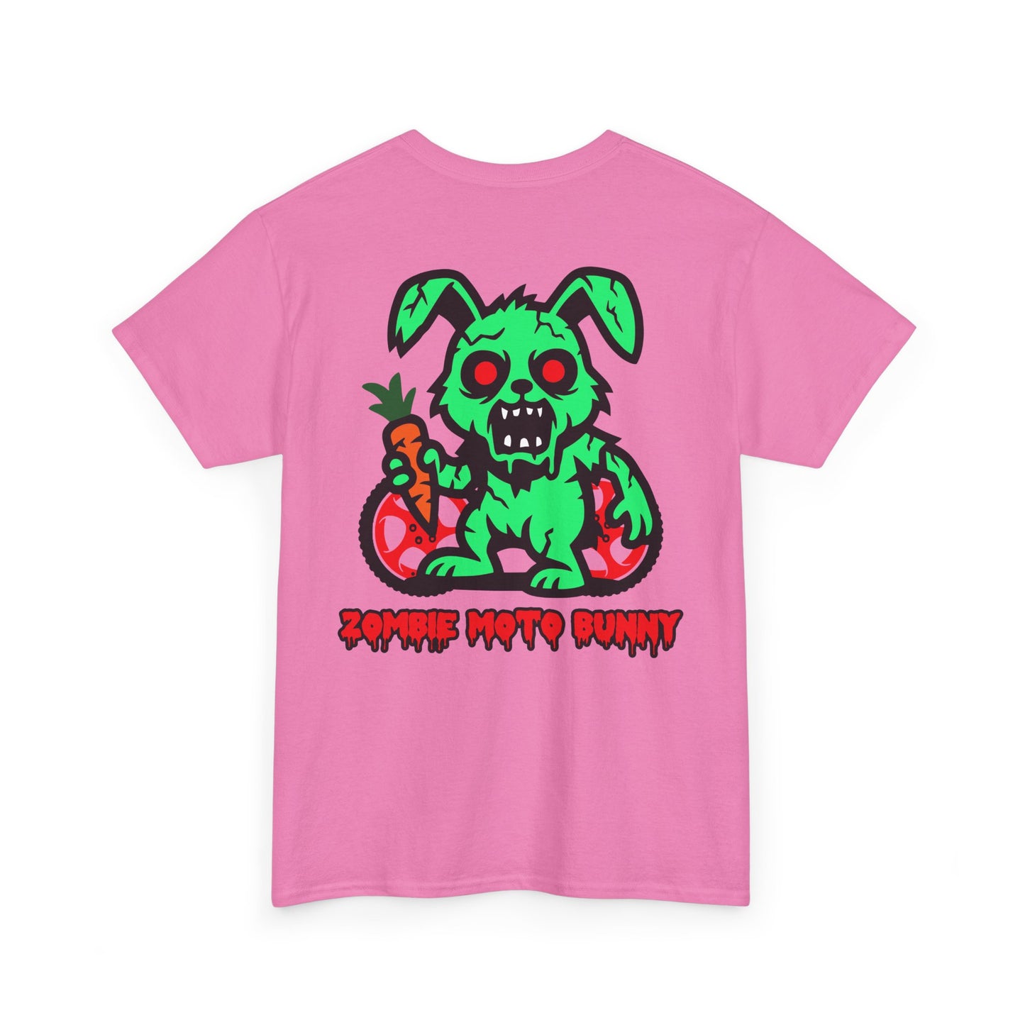 Zombie Moto Bunny, Rad Moto Bunny, Heavy Cotton T-Shirt