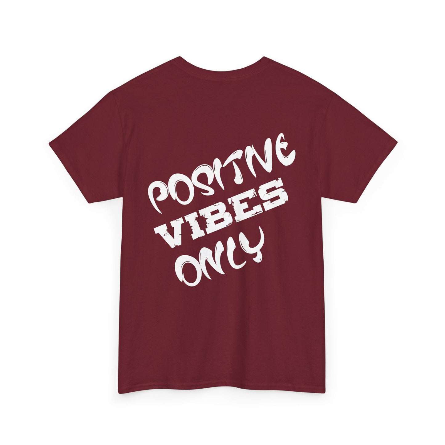 Positive Vibes Only, Rad Moto Life, Heavy Cotton T-Shirt