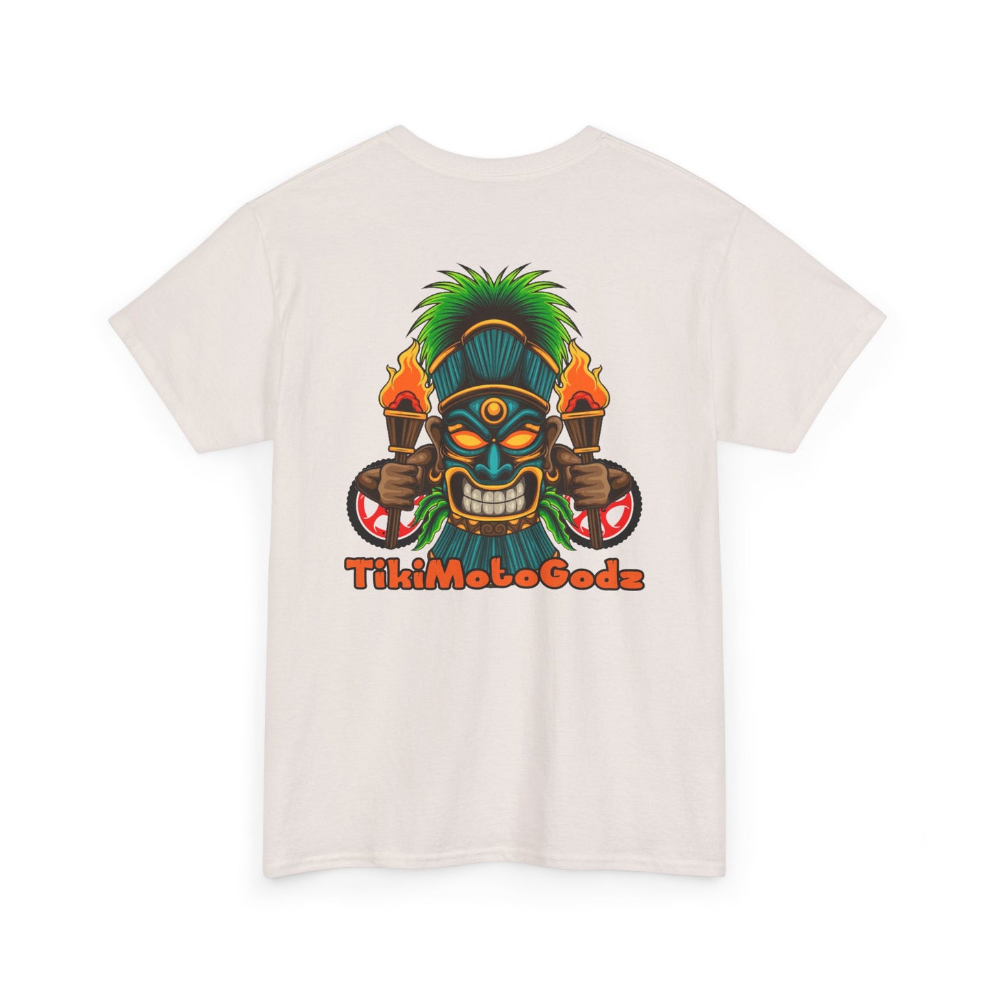 Tiki Moto Godz. Heavy Cotton T-Shirt