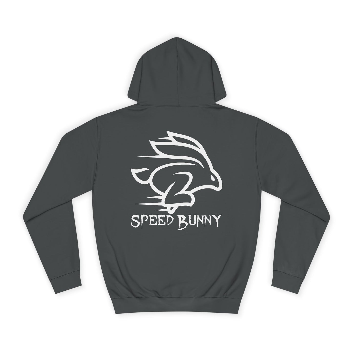Speed Bunny, Rad Moto Bunny, Unisex Hoodie - Biker Style Sweatshirt for Motorcycle Enthusiasts