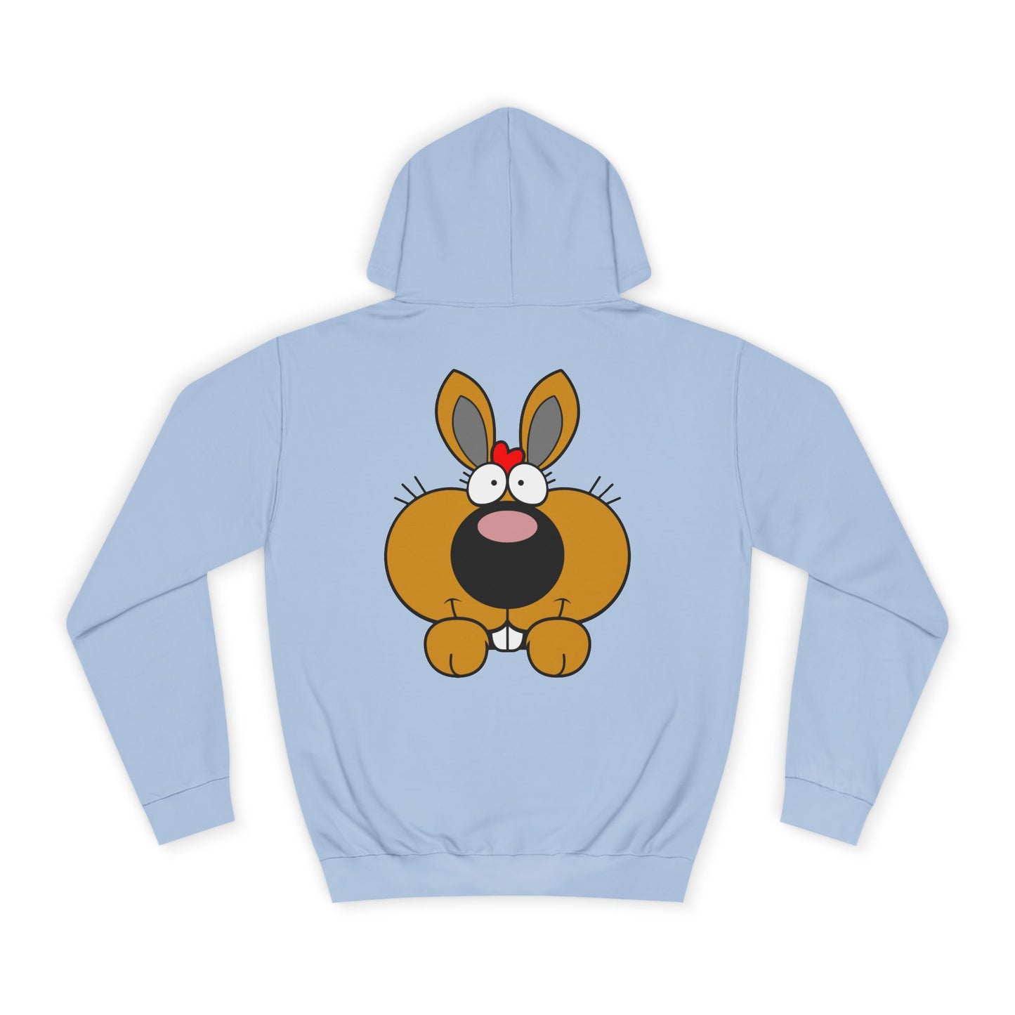 Love Bunny, Rad Moto Bunny, Unisex Hoodie - Biker Style Sweatshirt for Motorcycle Enthusiasts