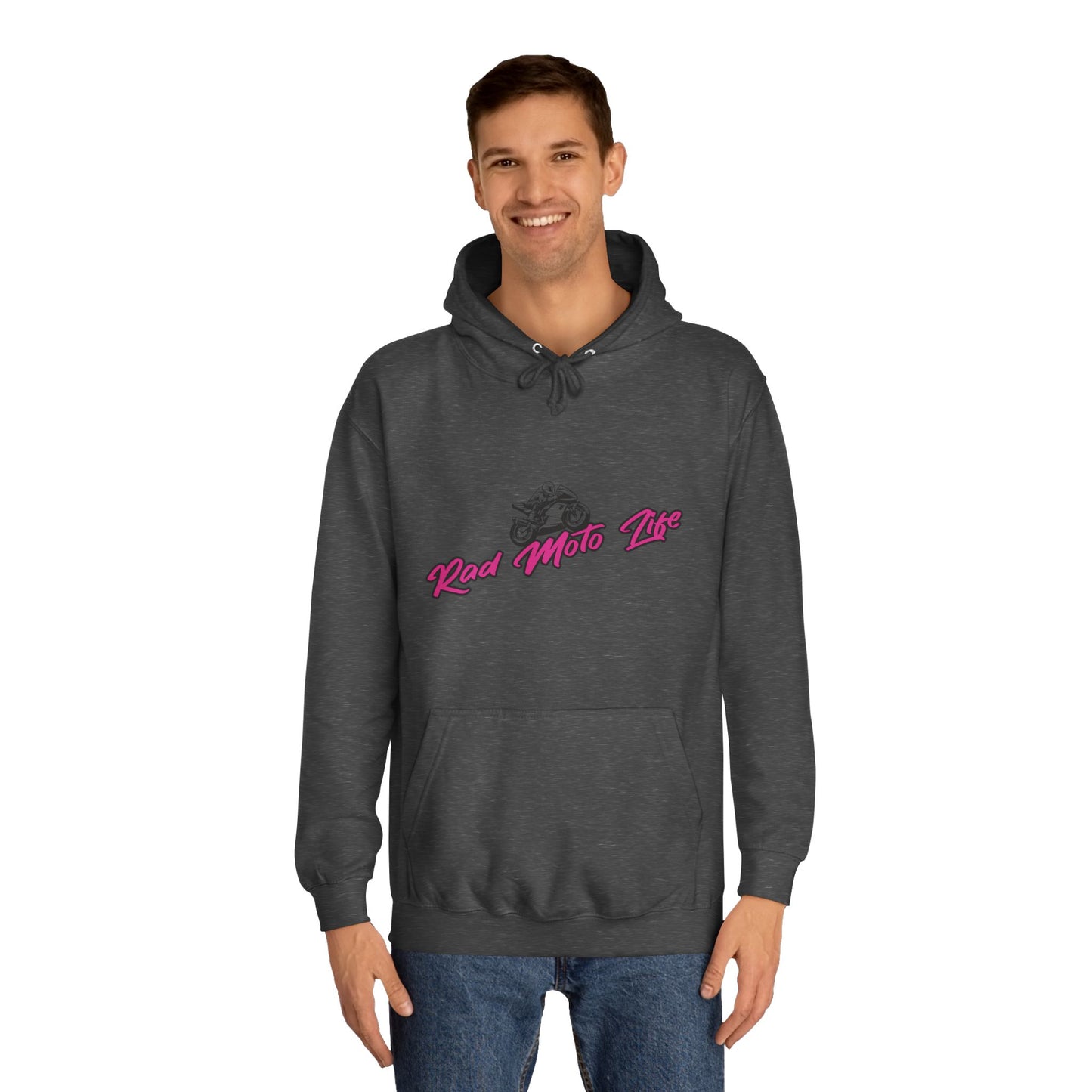 Life Behind Bars, Rad Moto Life Unisex Hoodie - Biker Style Sweatshirt for Motorcycle Enthusiasts