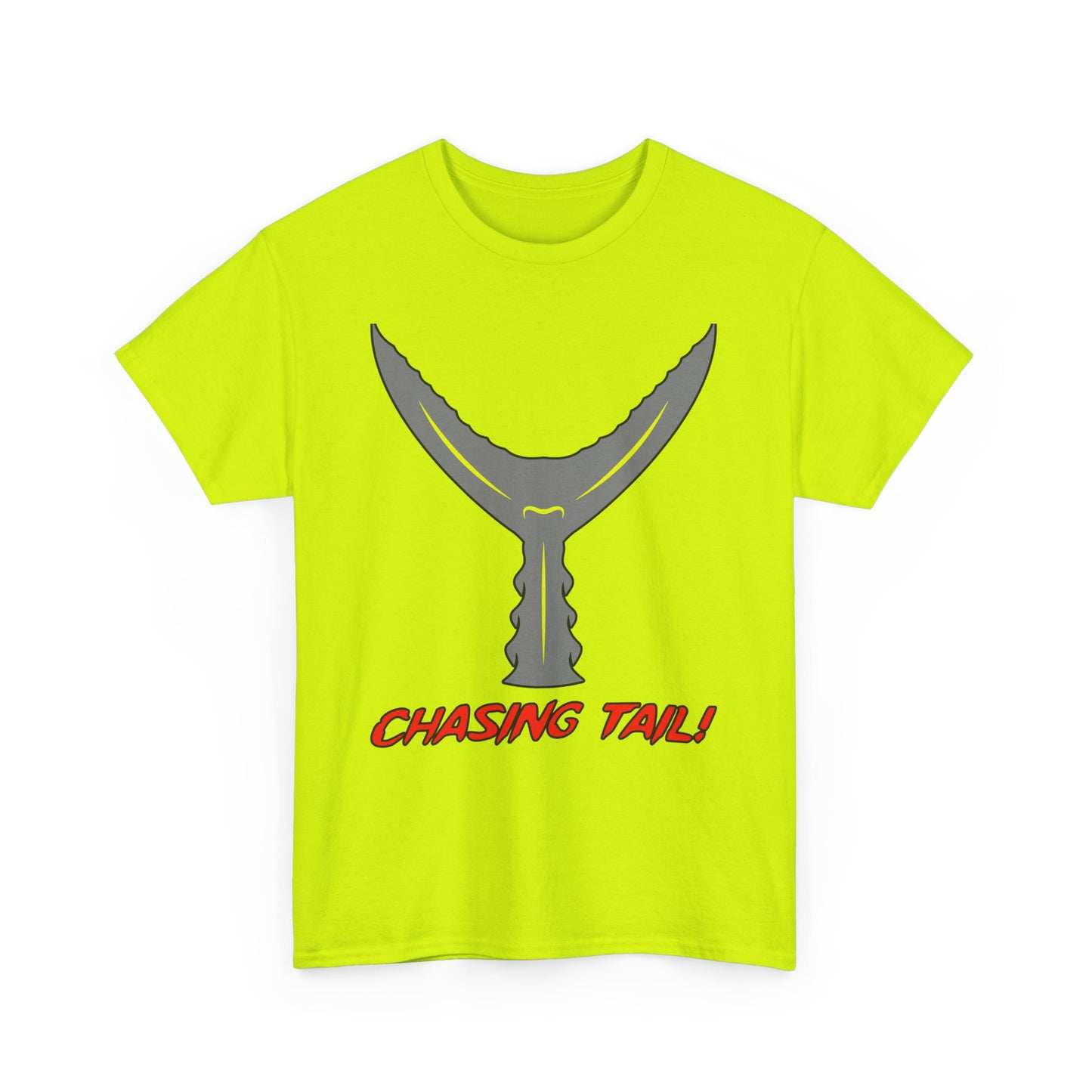 Chasing Tail. Heavy Cotton T-Shirt