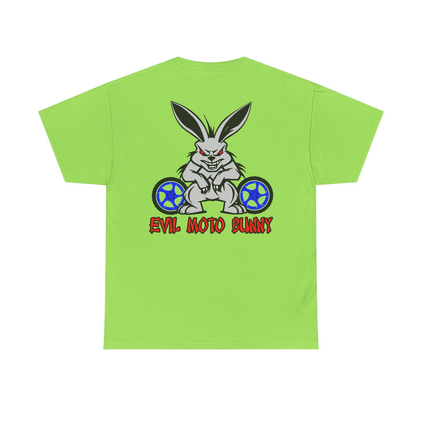 Evil Moto Bunny, Rad Moto Bunny, Heavy Cotton T-Shirt
