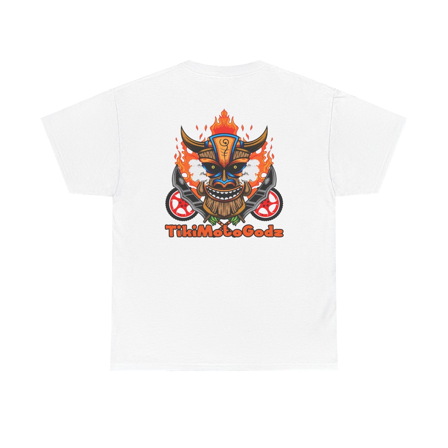 Tiki Moto Godz. Heavy Cotton T-Shirt