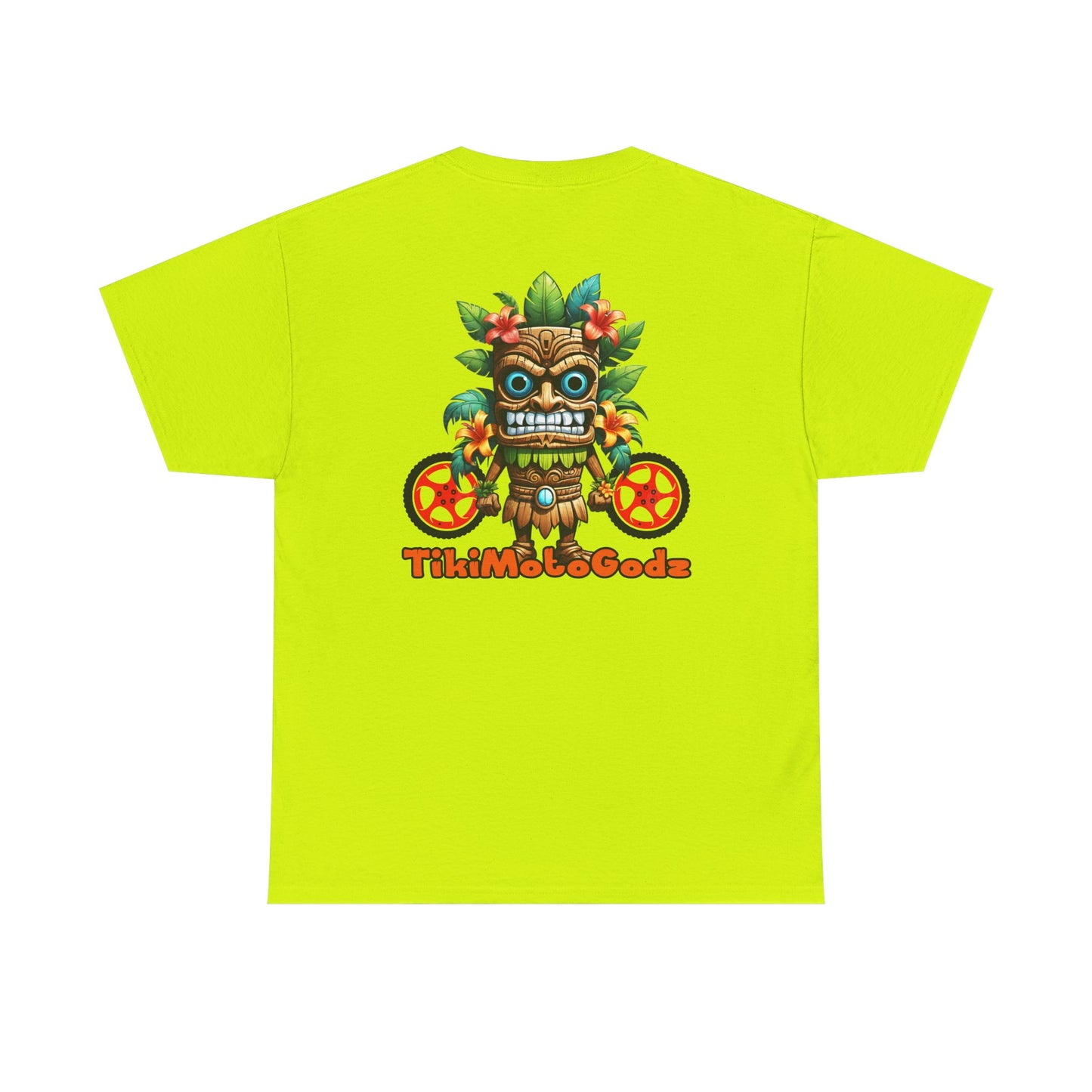 Tiki Moto Godz. Heavy Cotton T-Shirt