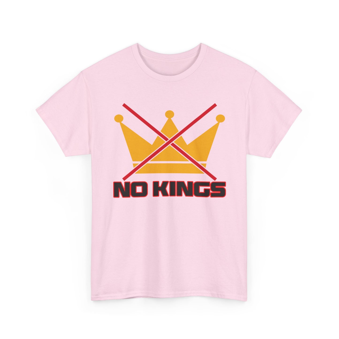 No Kings Unisex Tee - Graphic Printed T-Shirt