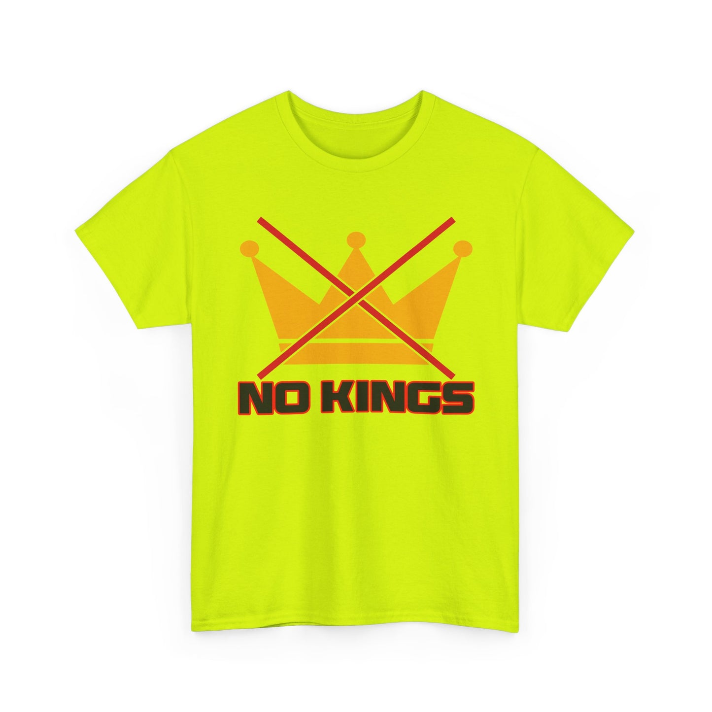 No Kings Unisex Tee - Graphic Printed T-Shirt
