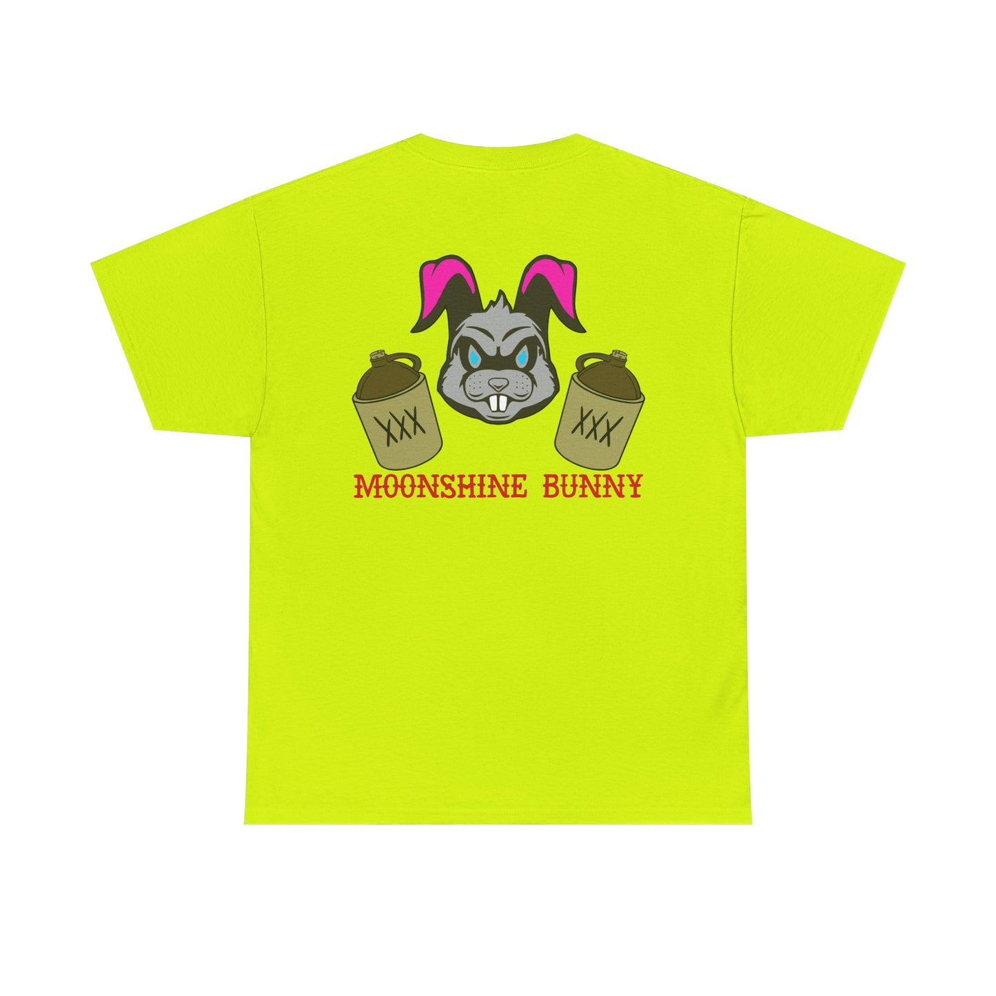 Moonshine Bunny, Rad Moto Bunny, Heavy Cotton T-Shirt