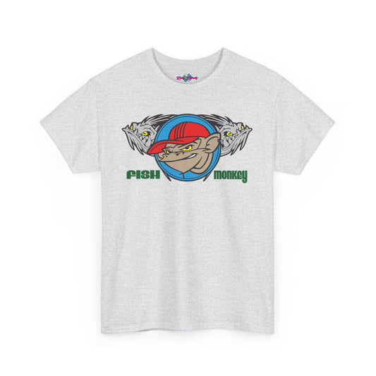 Fish Monkey. Heavy Cotton T-Shirt
