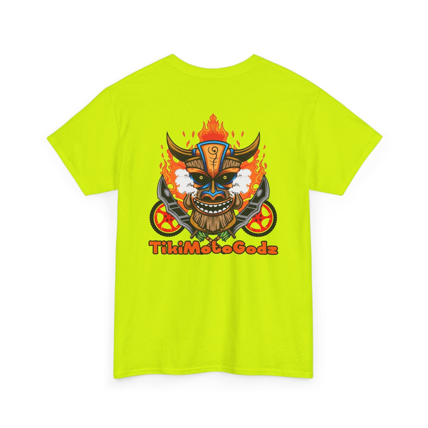 Tiki Moto Godz. Heavy Cotton T-Shirt